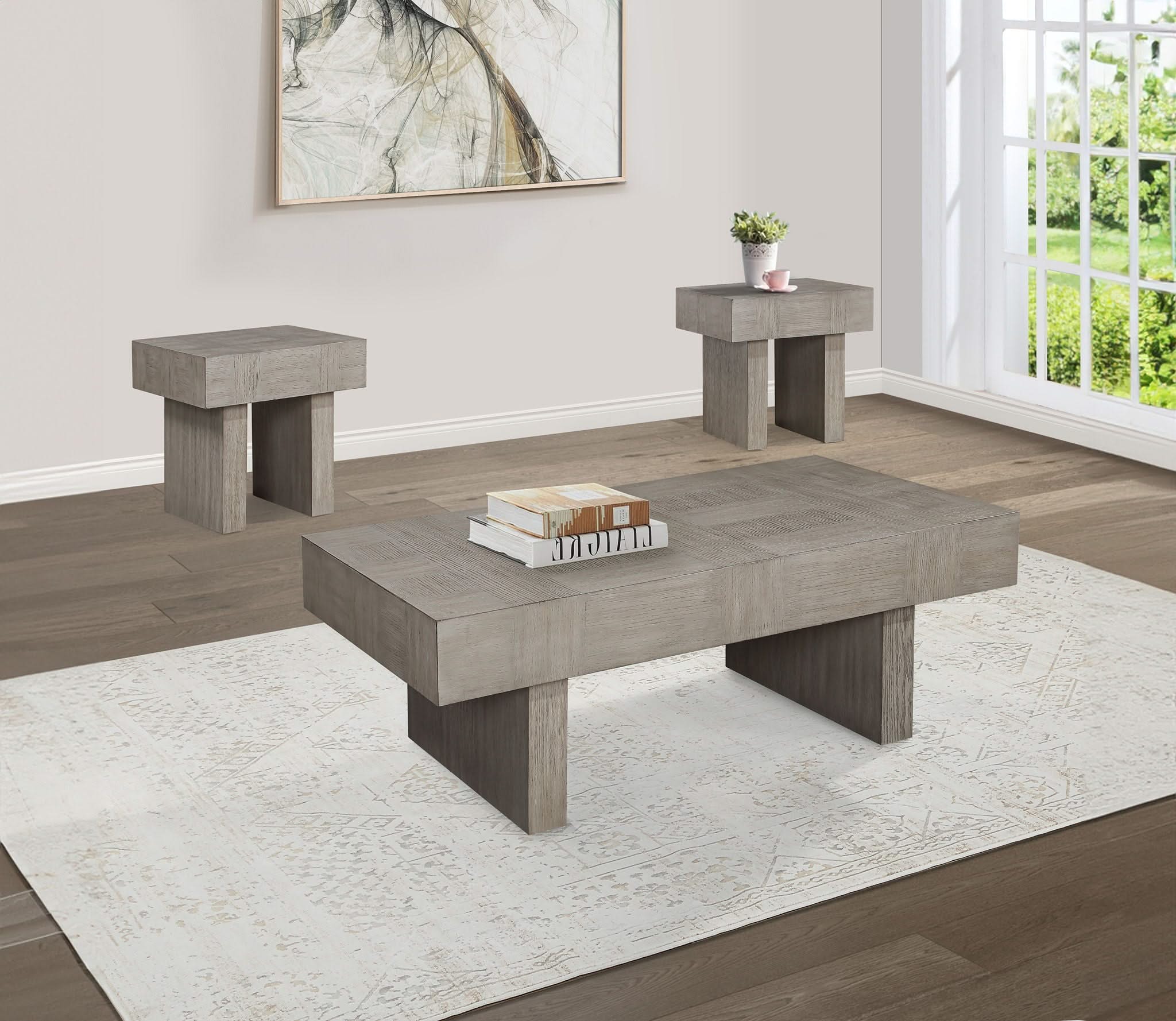Crawley - End Table - Light Brown