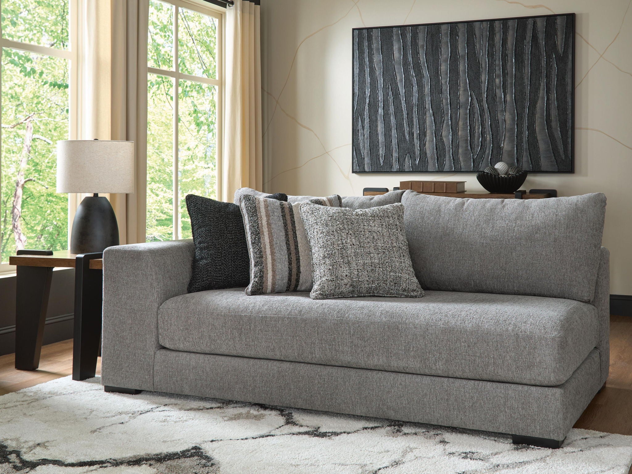 Creston Heights - LAF Corner Chaise - Smolder - Image 2