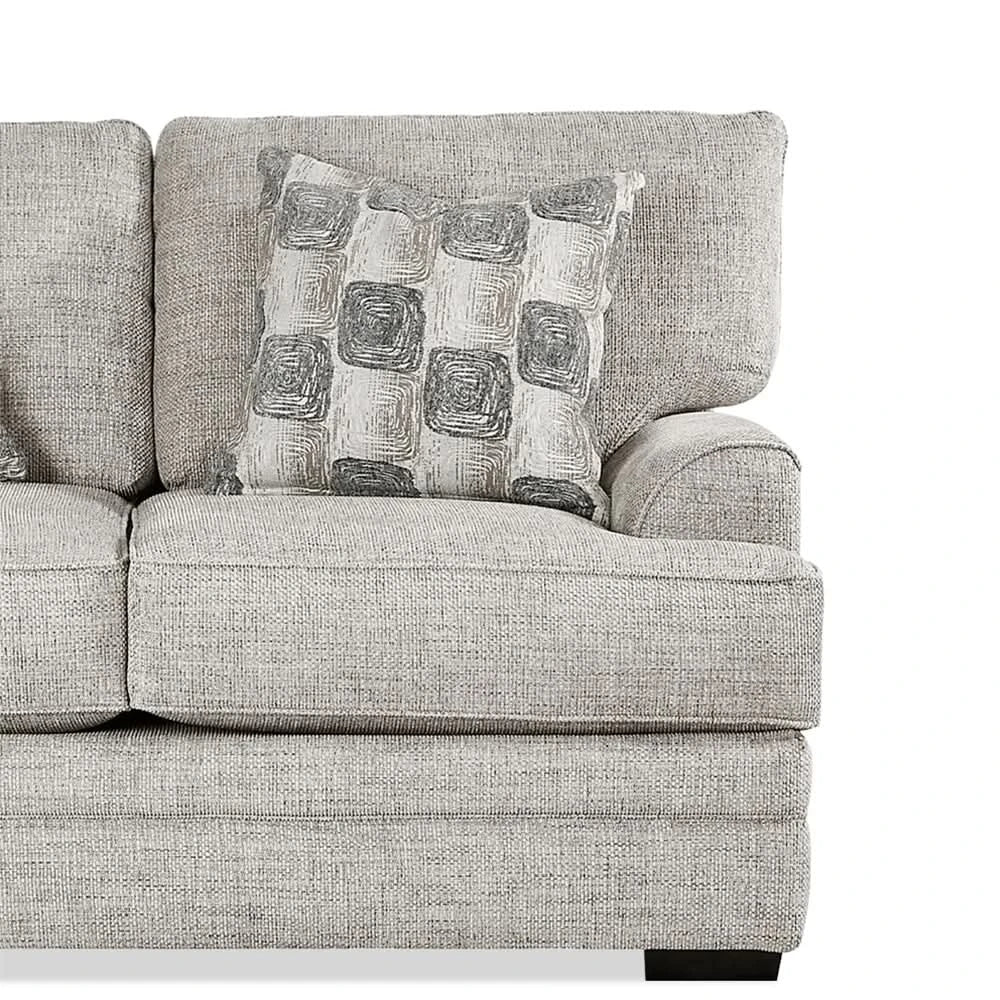 Crosby Dove Contemporary 2PC Living Room Set with Sofa and Loveseat - Image 13