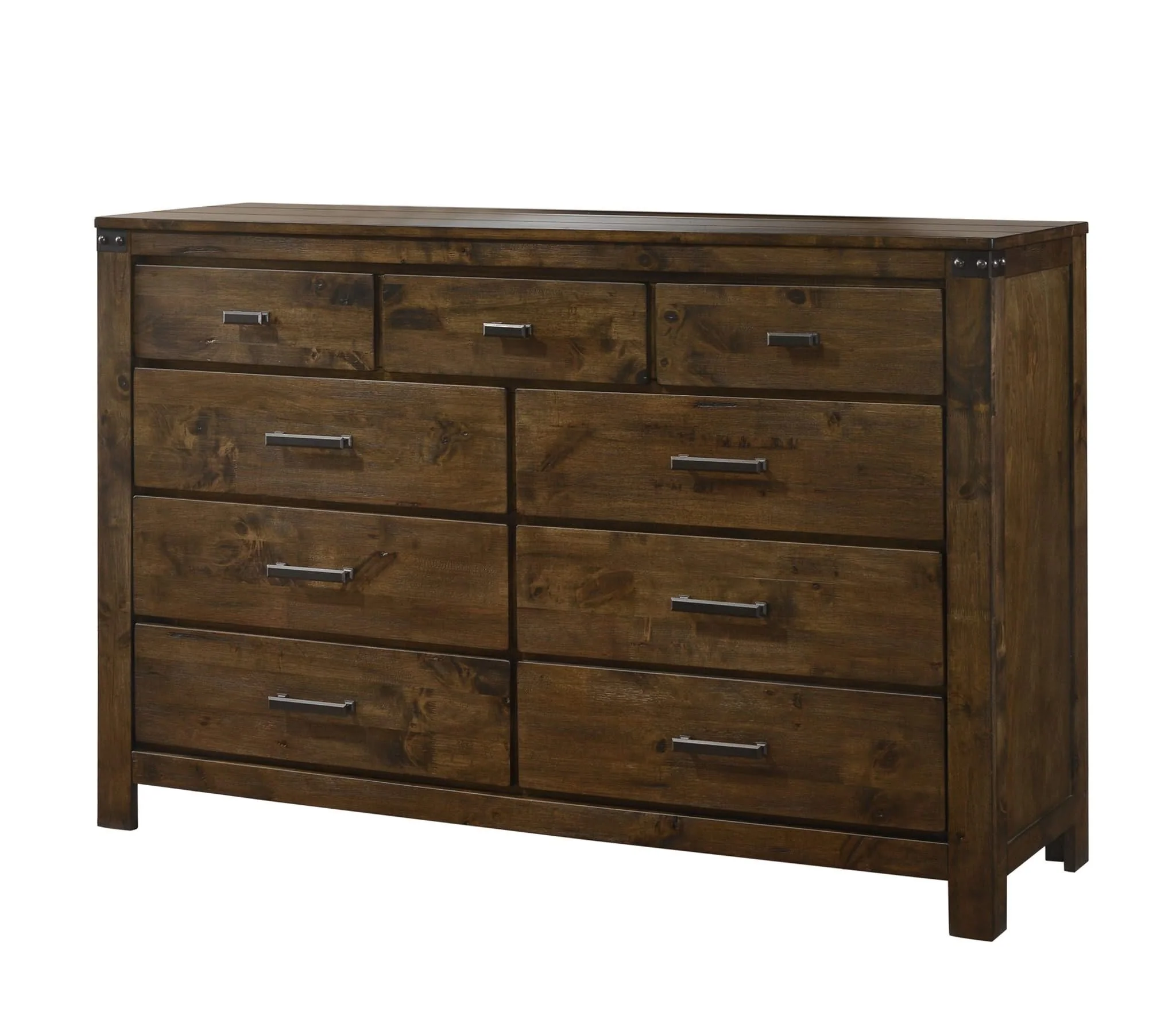 Curtis - Dresser & Mirror - Brown - Image 2