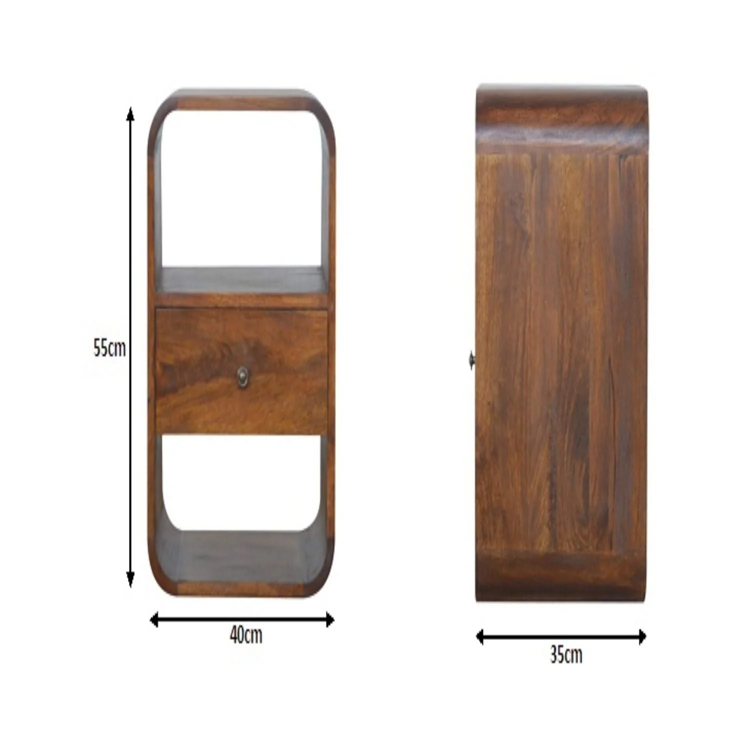 Curve Drawer Nightstand - Image 10