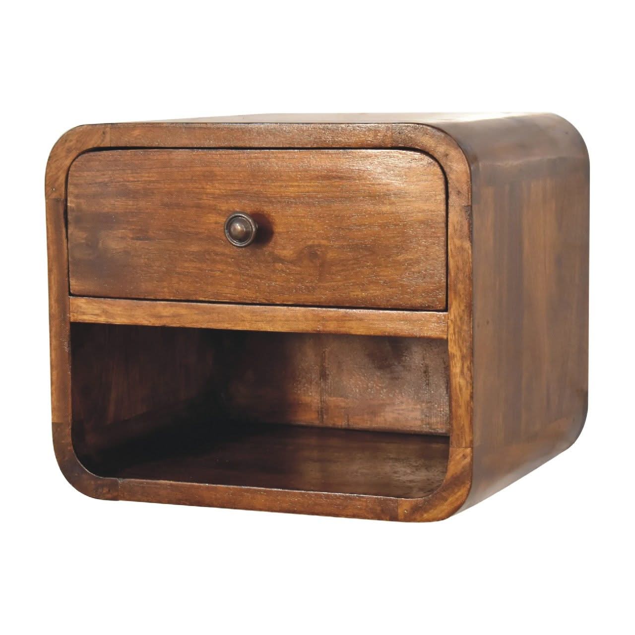 Curve Upper Slot Floating Nightstand - Image 9