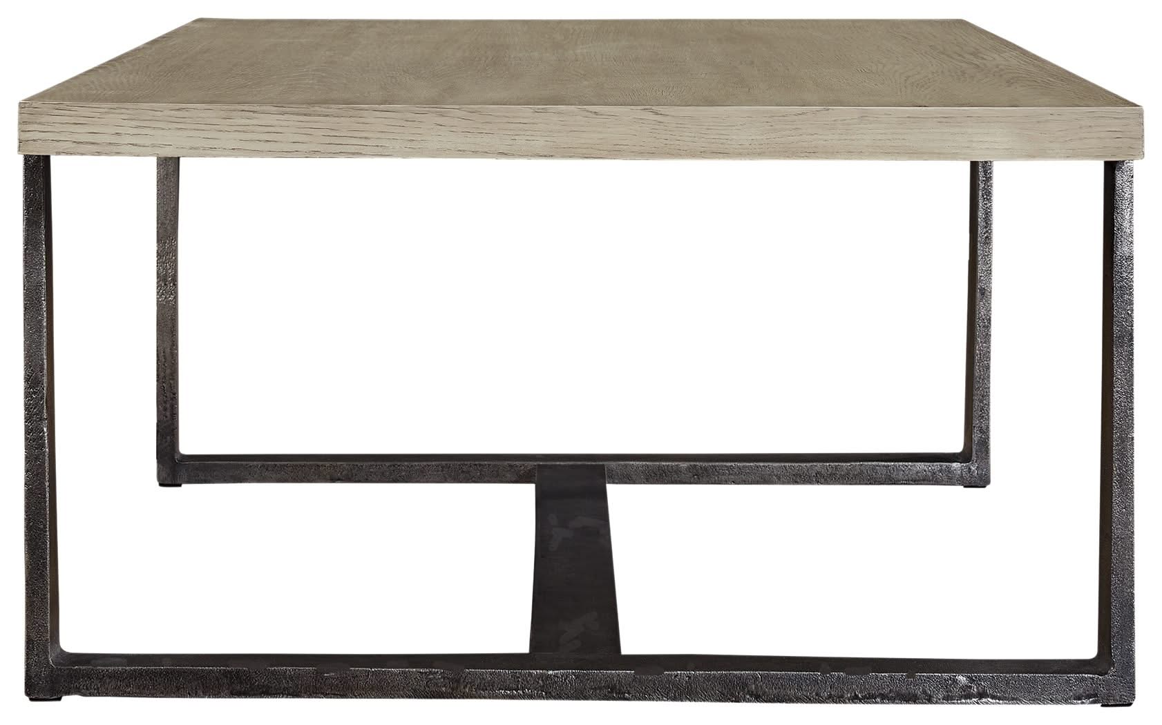 Dalenville - Rectangular Cocktail Table - Gray - Image 2
