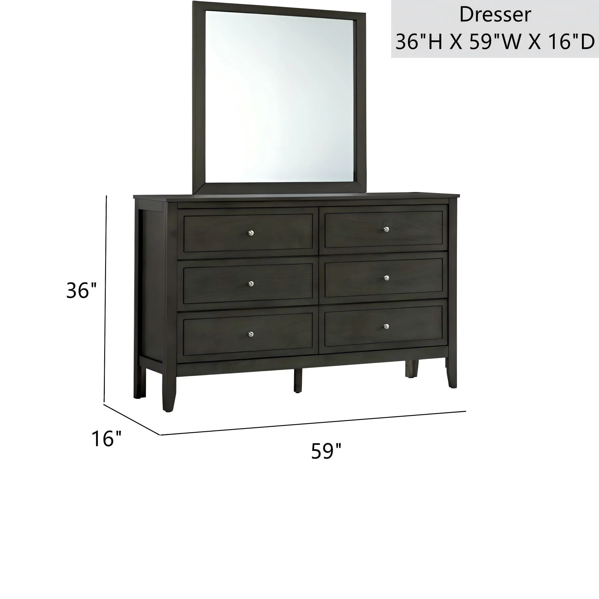 Daniel - Dresser, 6 Drawer - Image 16