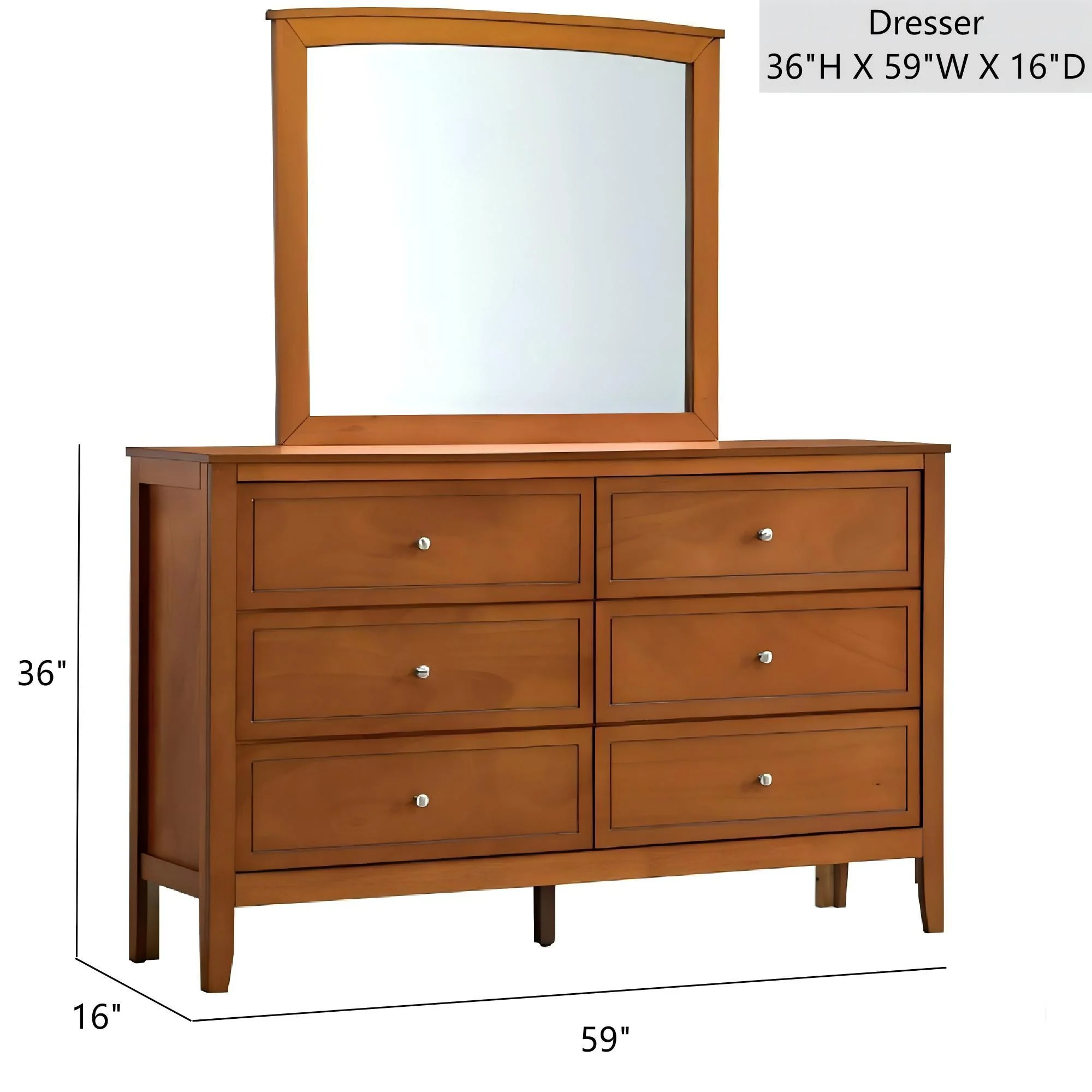 Daniel - Dresser, 6 Drawer - Image 9