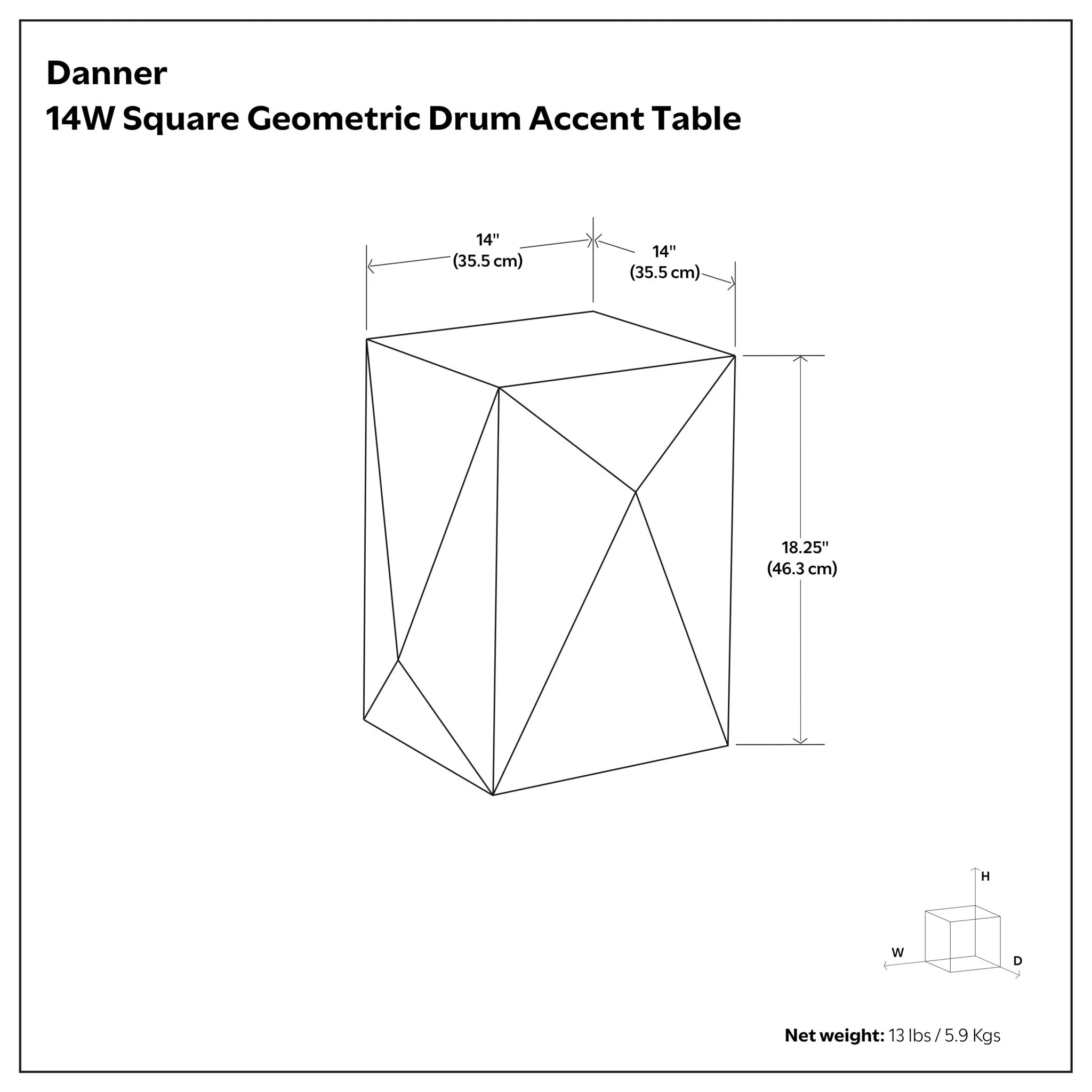 Danner - Side Table - Black - Image 2