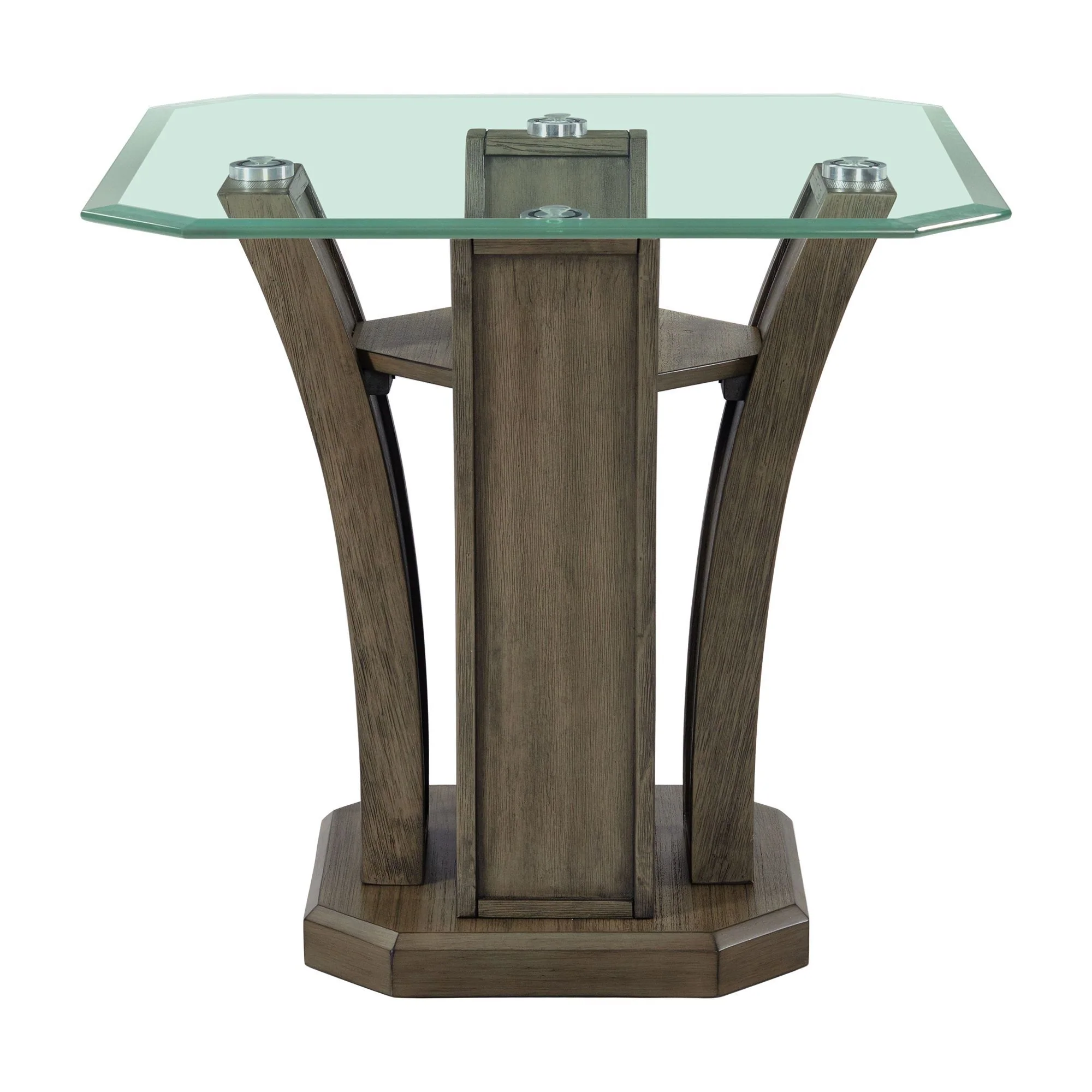 Dapper - Square End Table - Gray - Image 3