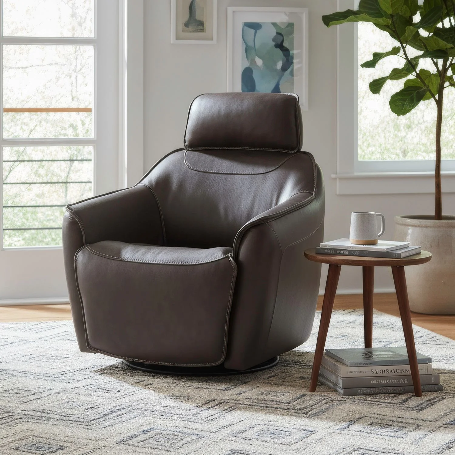 Darby - Swivel Accent Chair With Power Foot & Tilt - Image 2