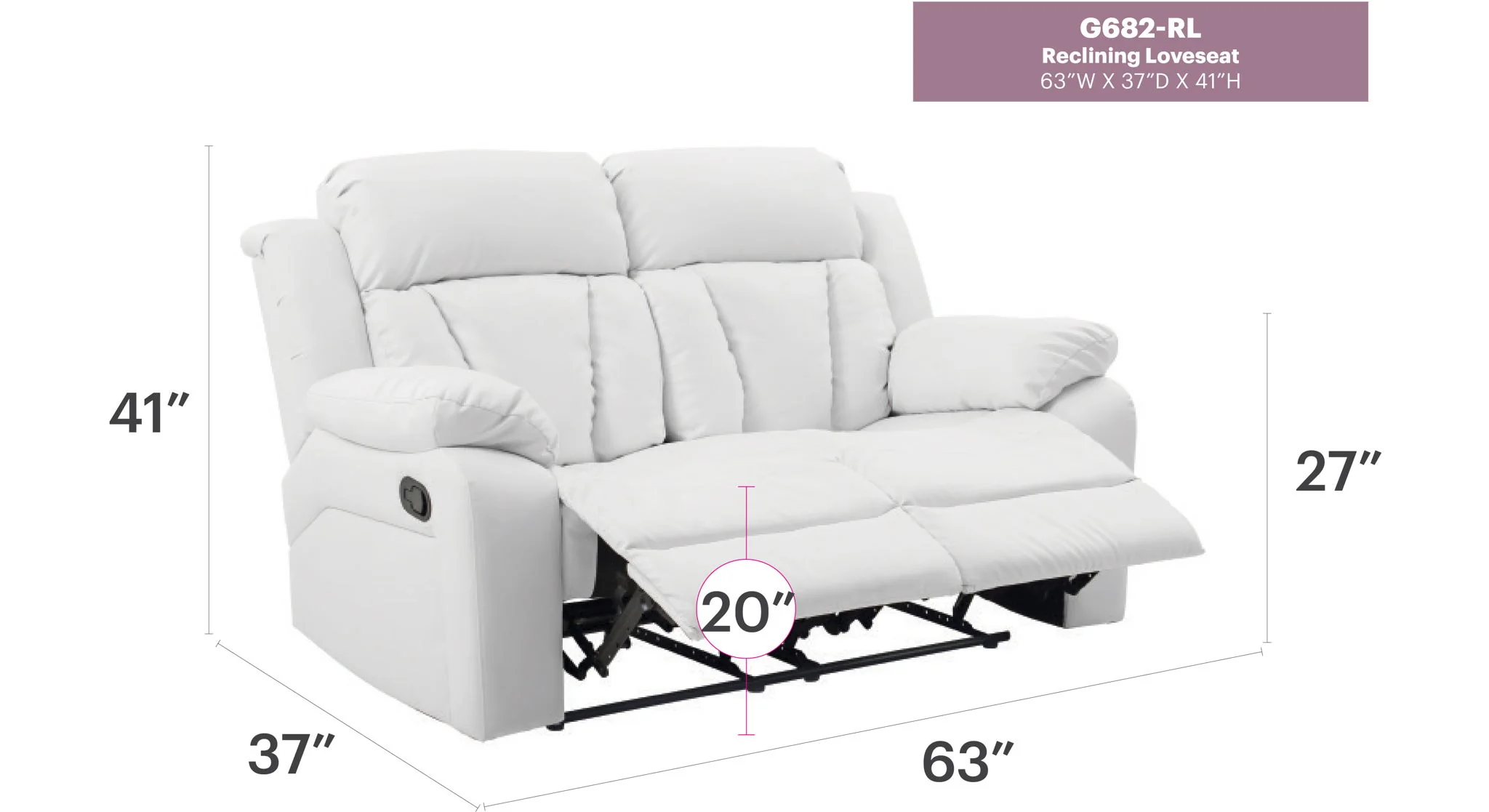 Daria - Cozy Padded Love Seat For Relaxation - Image 9