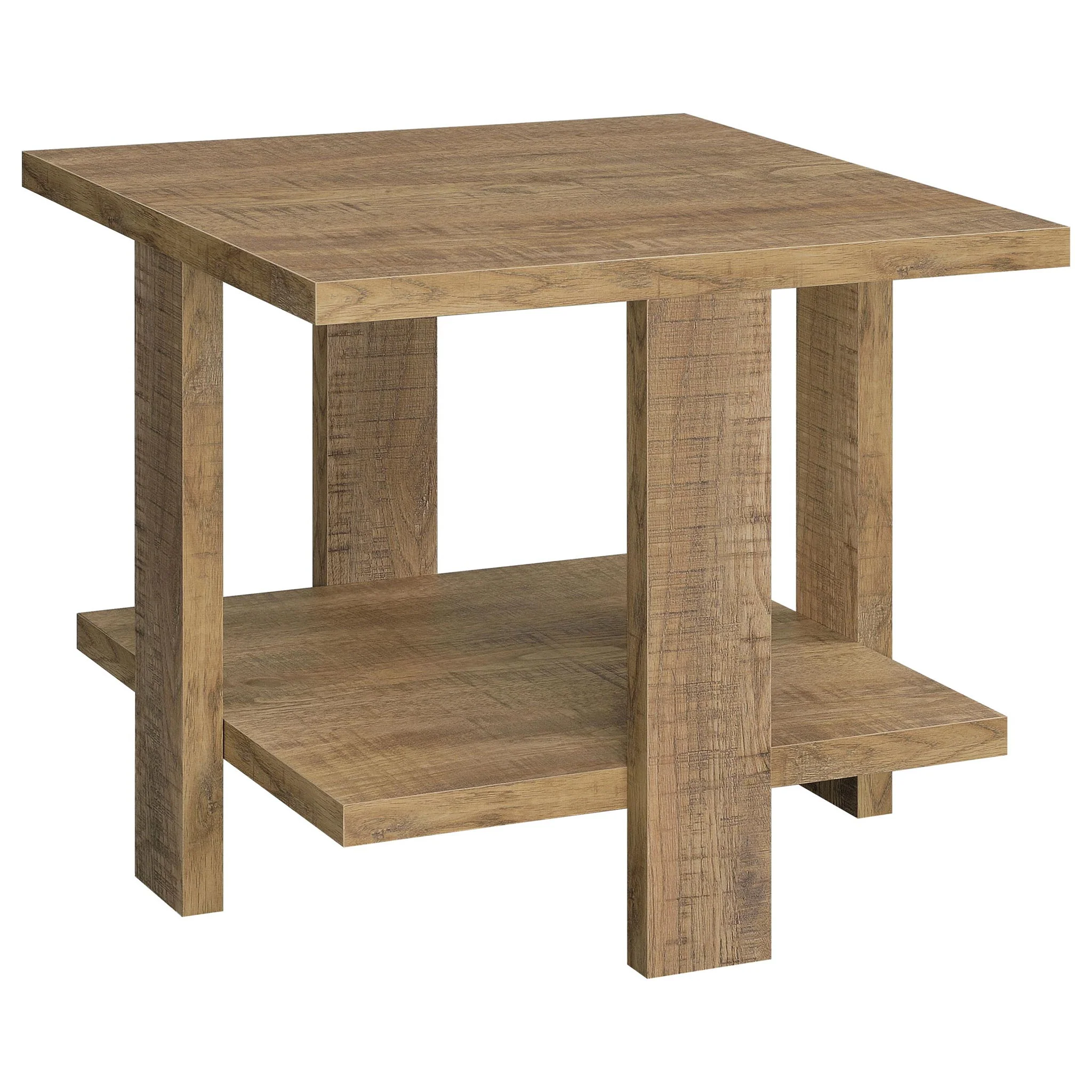 Dawn 3-piece Round Coffee and End Table Set Mango Brown - Image 4