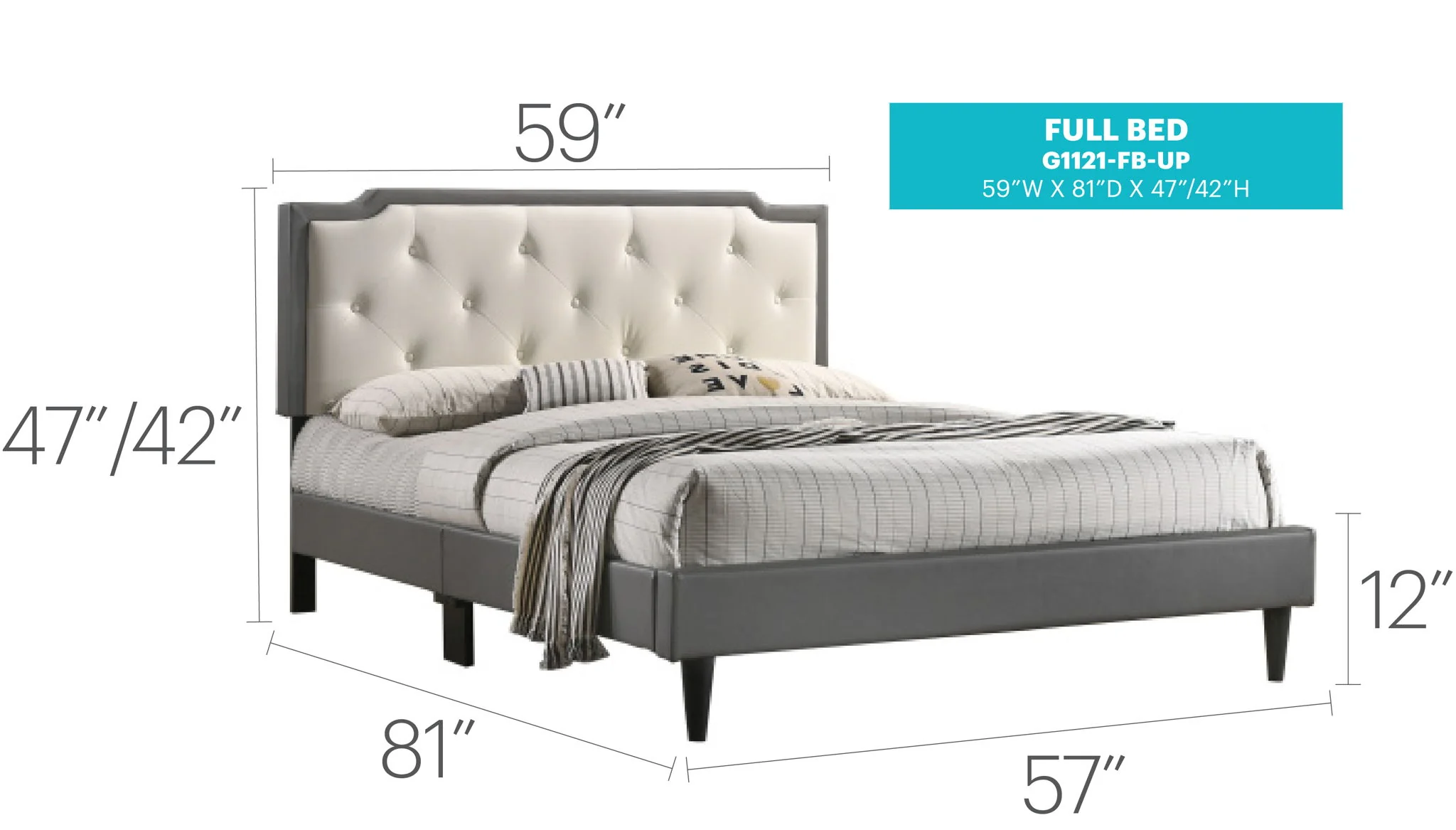 Bed (All in One Box) - Two Tone - Image 12