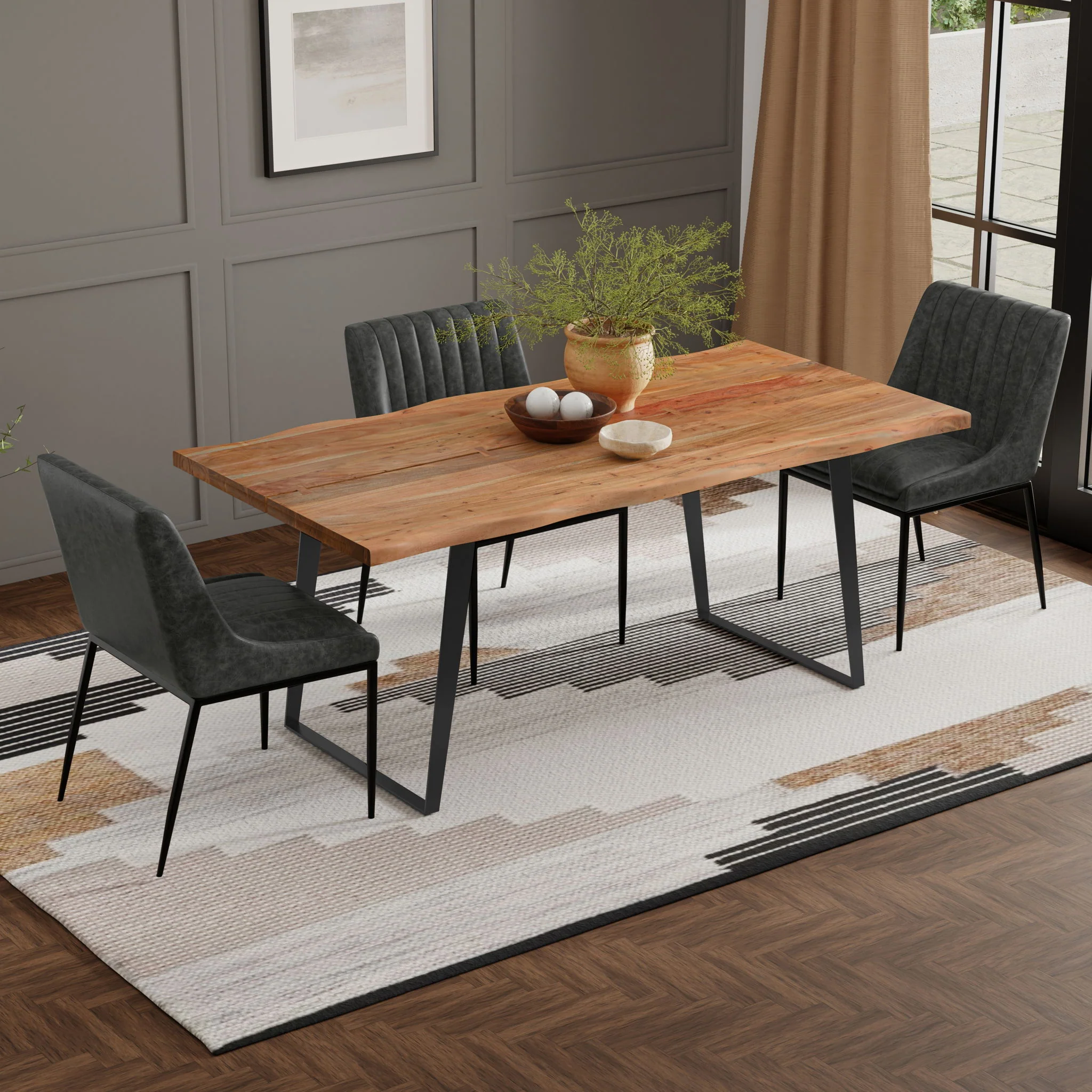 Delta - Handcrafted Dining Table - Image 4