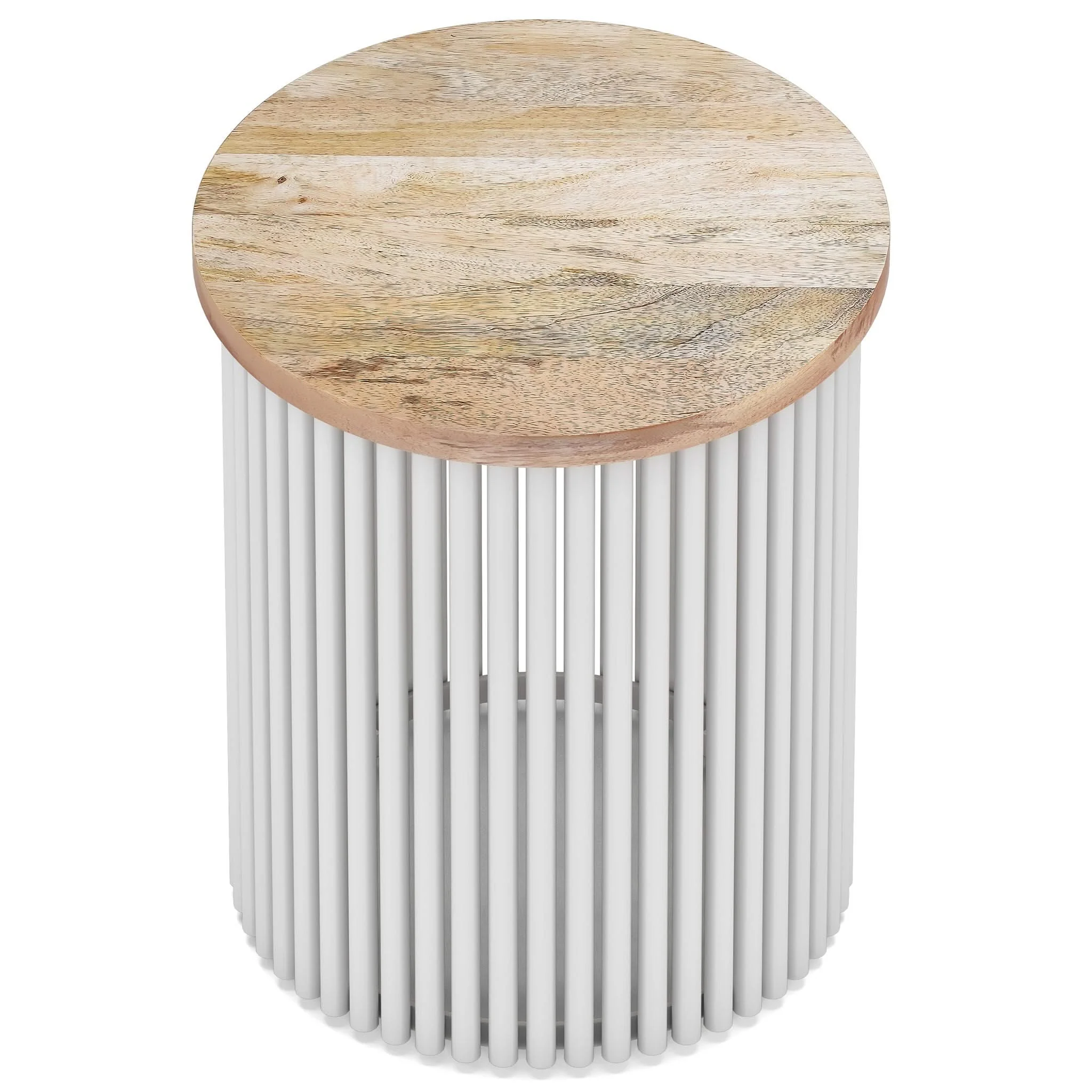 Demy - Handcrafted Metal Accent Table - Image 16