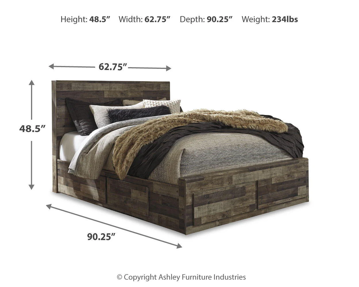 Derekson - Panel Bed - Image 15