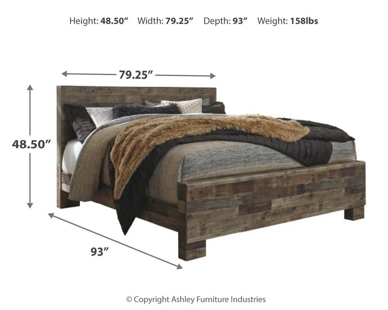 Derekson - Panel Bed - Image 16