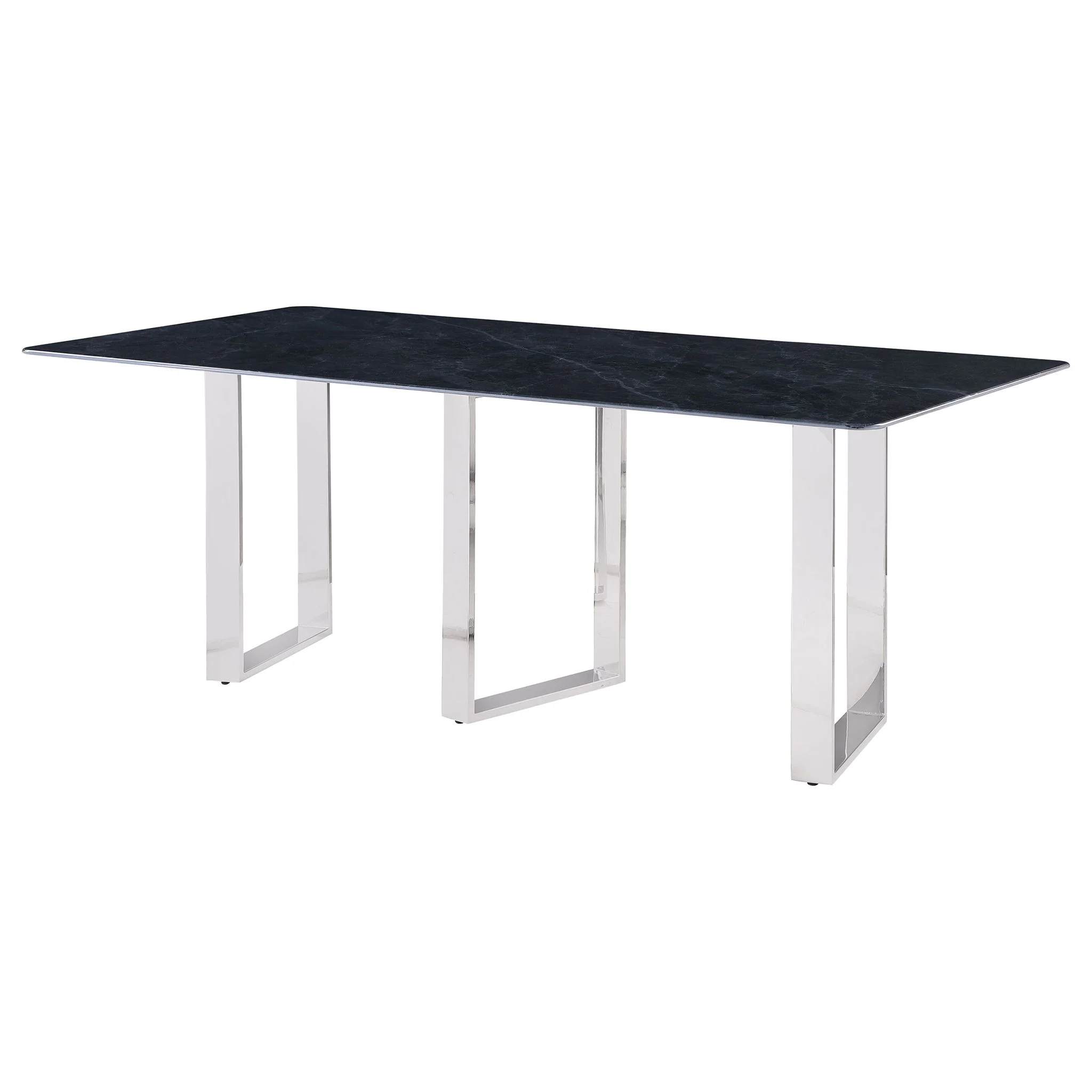 Desden 79-inch Rectangular Sintered Stone Dining Table Grey - Image 2