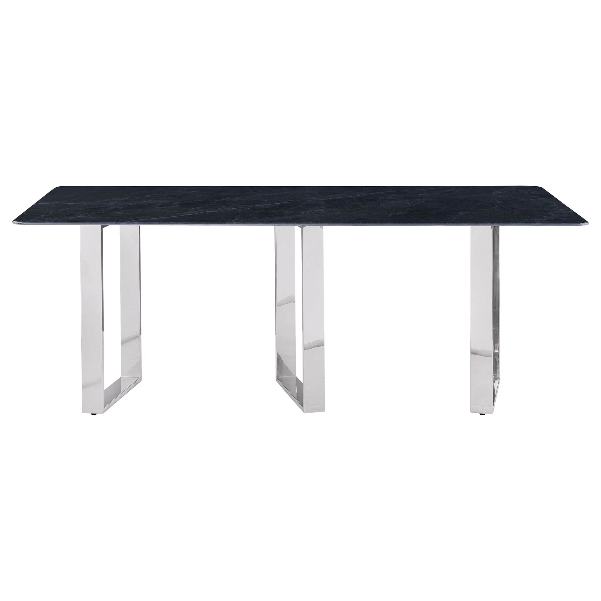 Desden 79-inch Rectangular Sintered Stone Dining Table Grey - Image 4