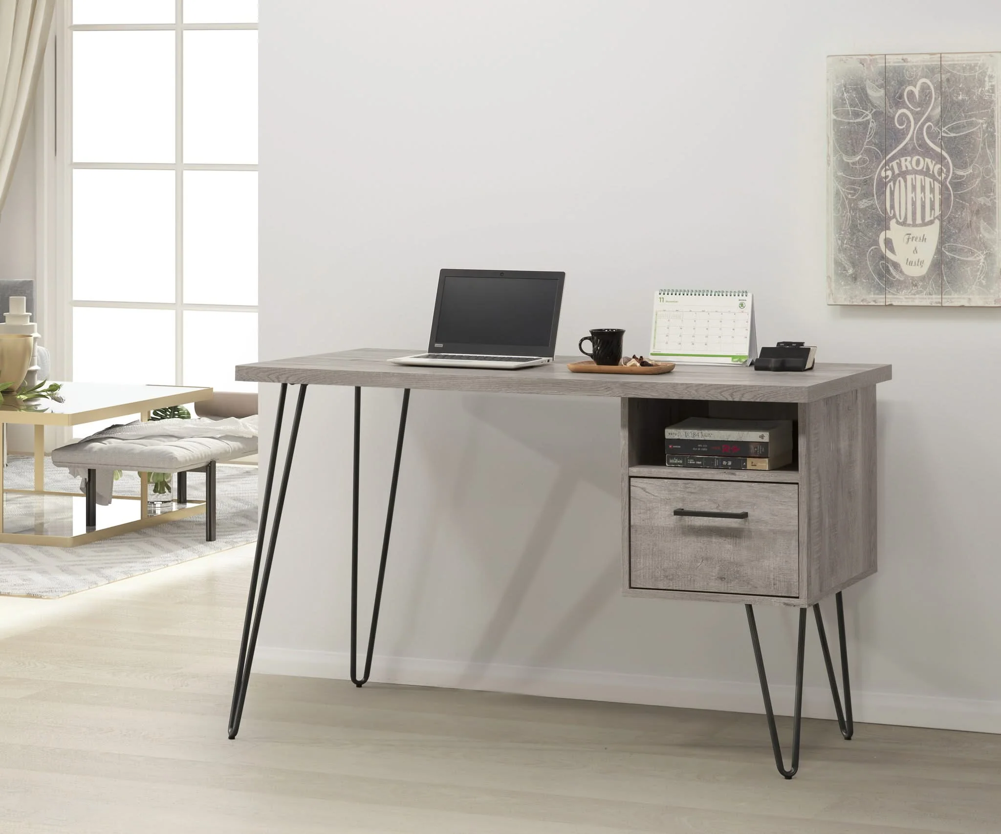 Desk - Gray Wash