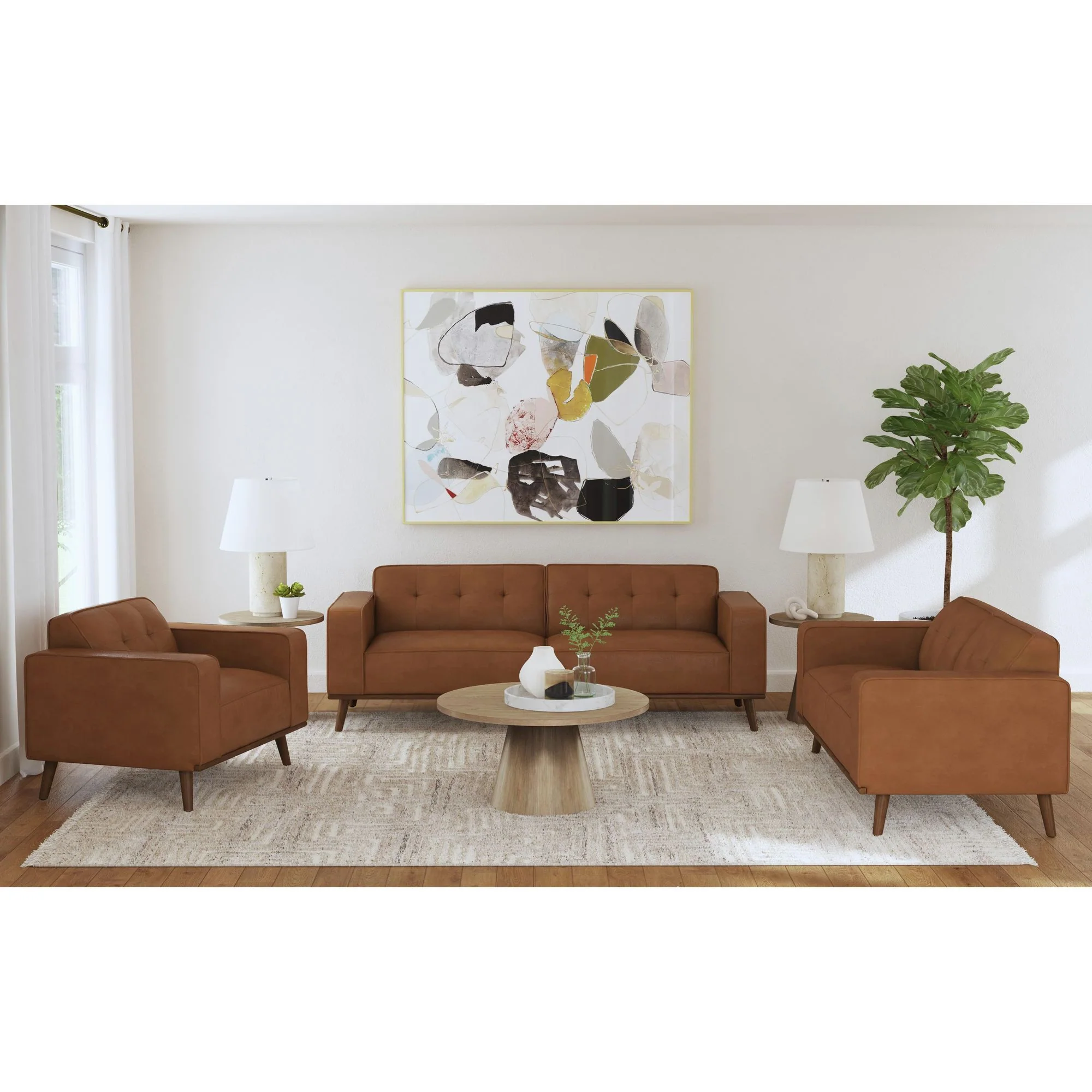 Destiny - Loveseat With Wood Front - Image 7