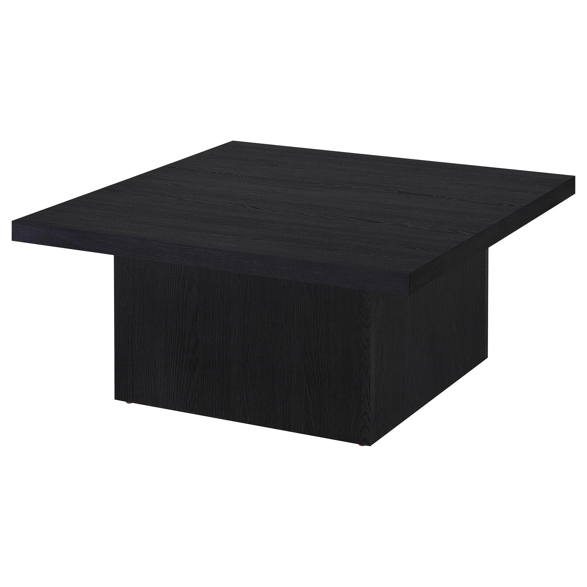 Devar Square Engineered Wood Cocktail Coffee Table Black - Image 3