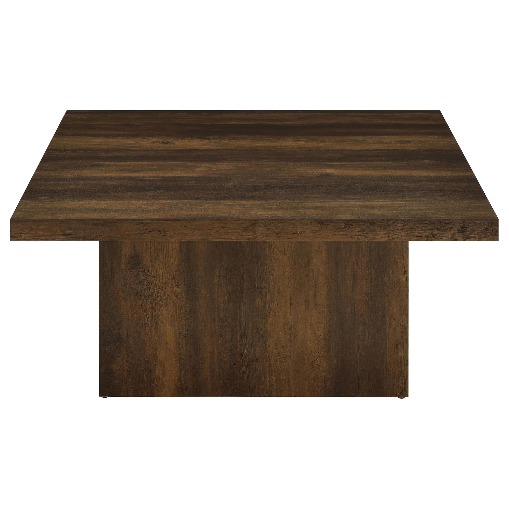 Devar Square Engineered Wood Cocktail Coffee Table Dark Pine - Image 3