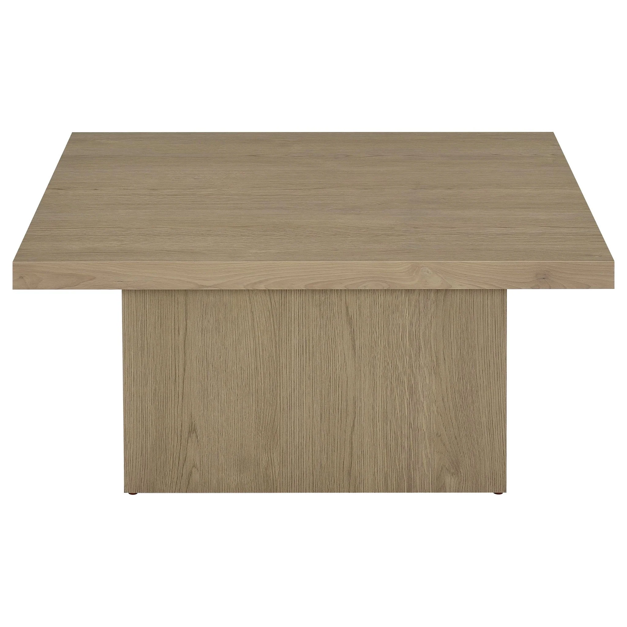 Devar Square Engineered Wood Cocktail Coffee Table Latte - Image 2