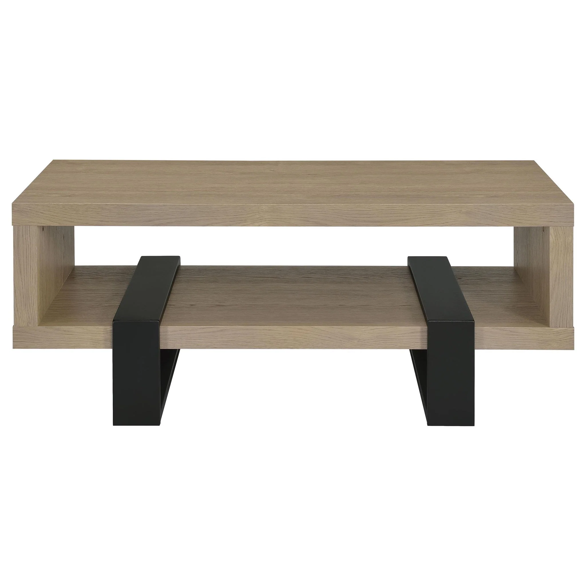 Dinard Engineered Wood Cocktail Coffee Table Latte - Image 3