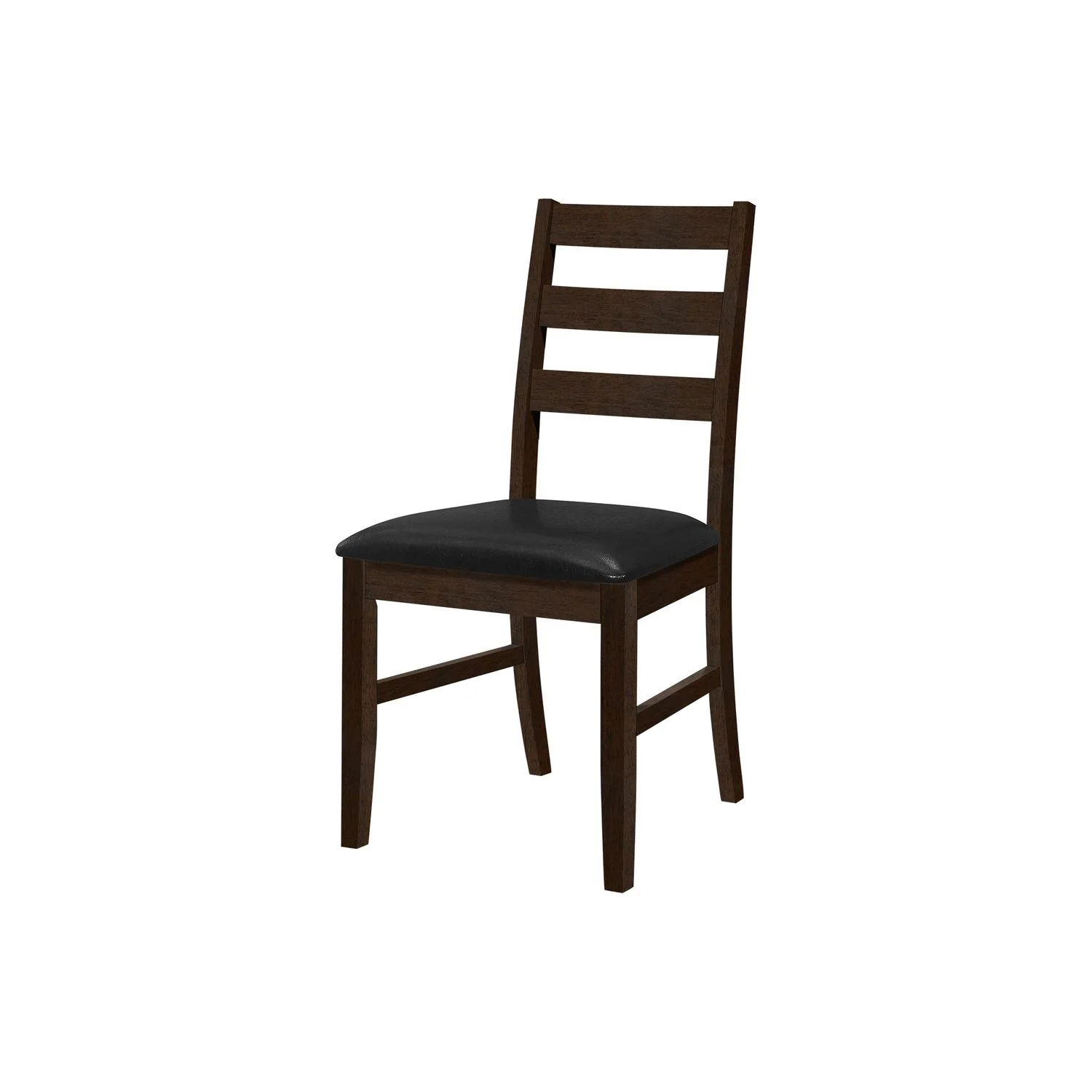 Dining Chair, Dining Room, Side, Upholstered, Transitional (Set of 2) - Black - Image 3