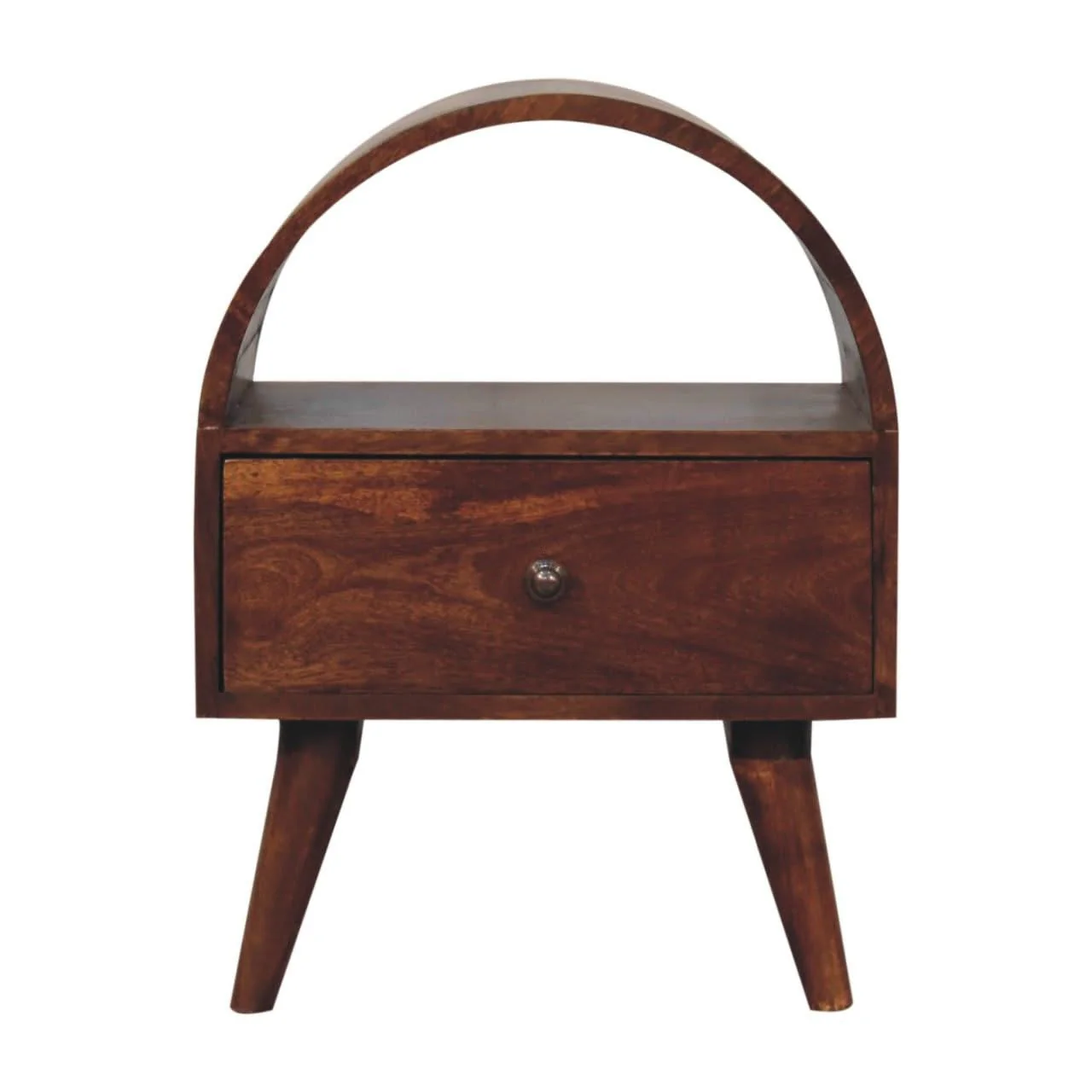 Dome Bedside Table - Brown - Image 2