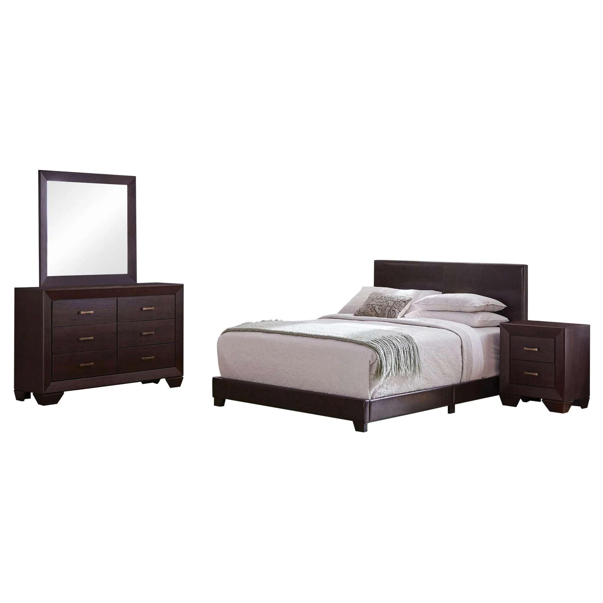 Dorian 4-piece Full Bedroom Set Dark Cocoa - Image 3