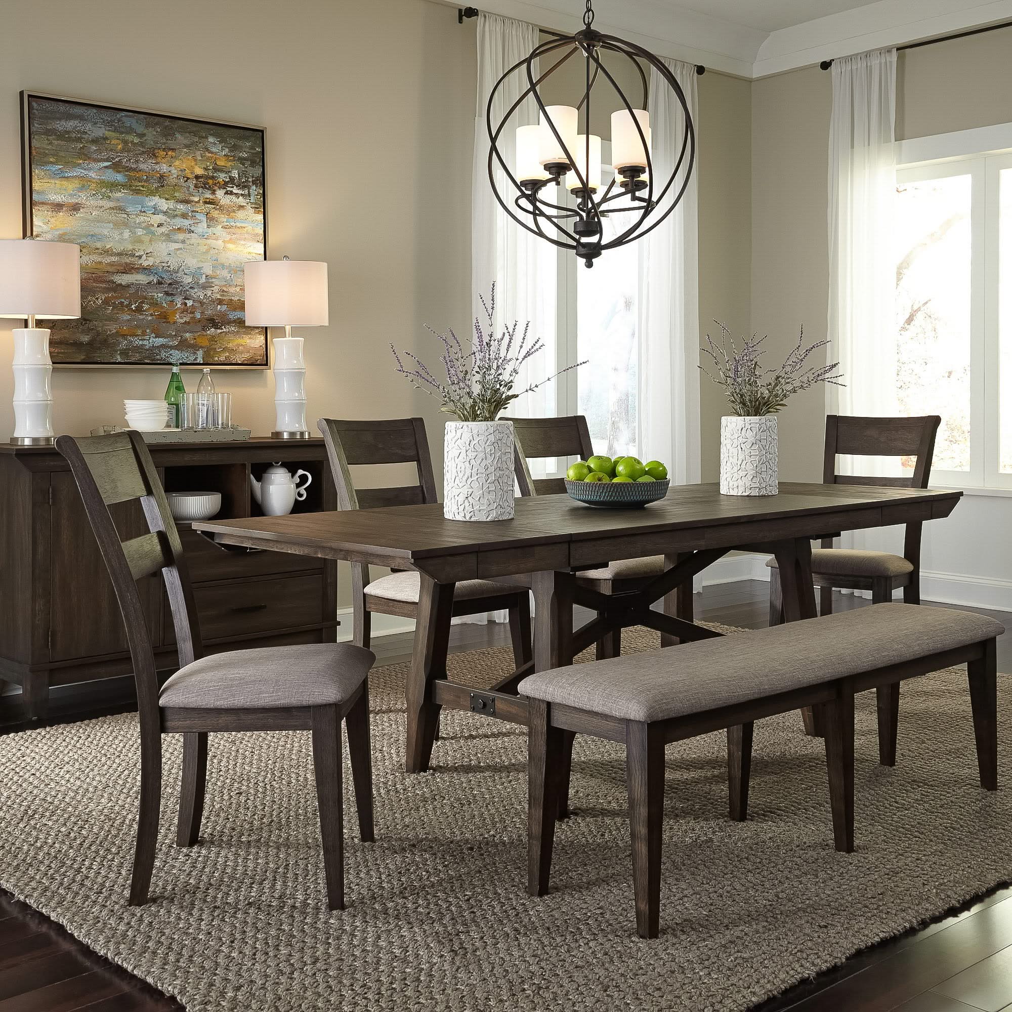 Double Bridge - Trestle Table Set - Image 2