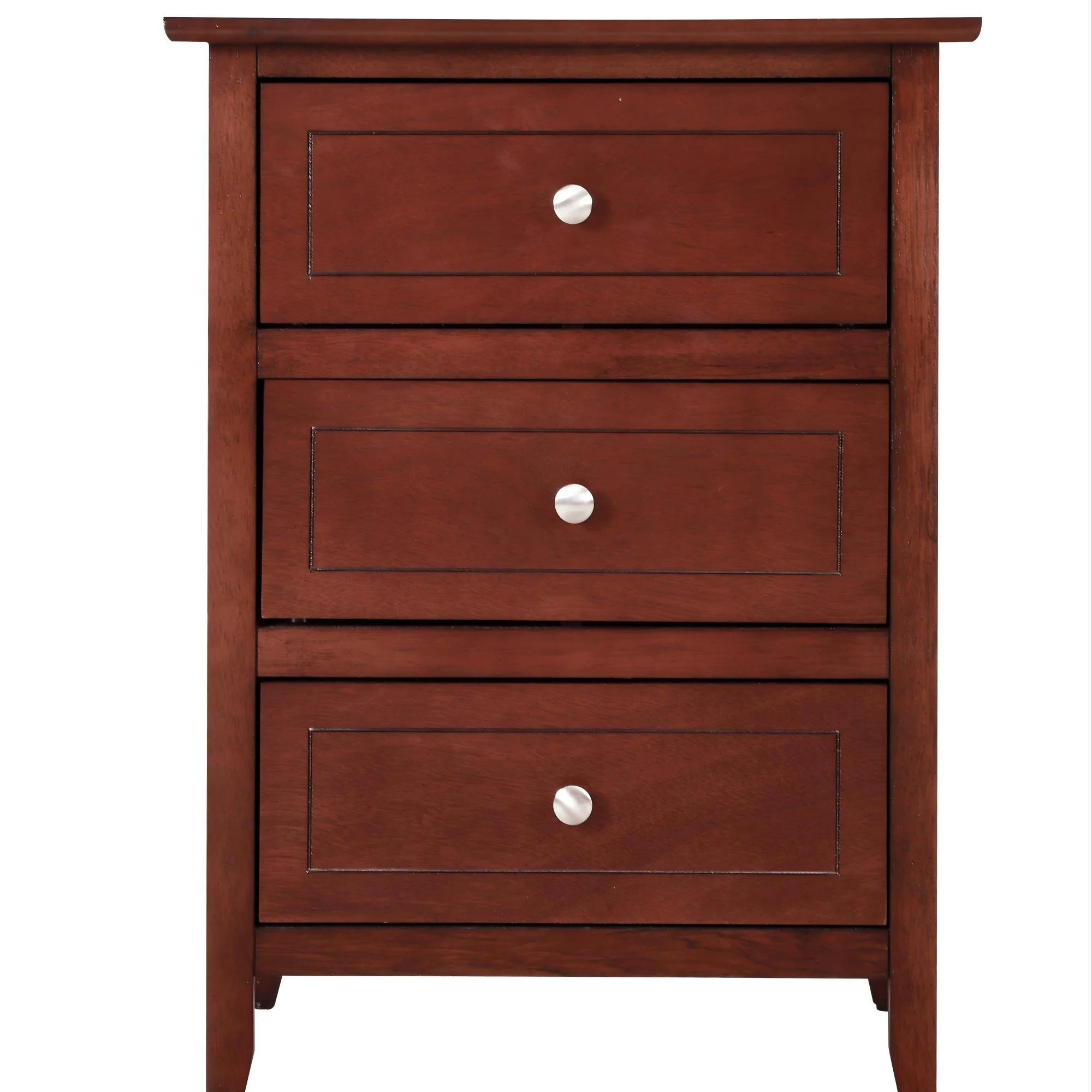 Dove Tailed Drawers 3 Drawer Nightstand - Image 12