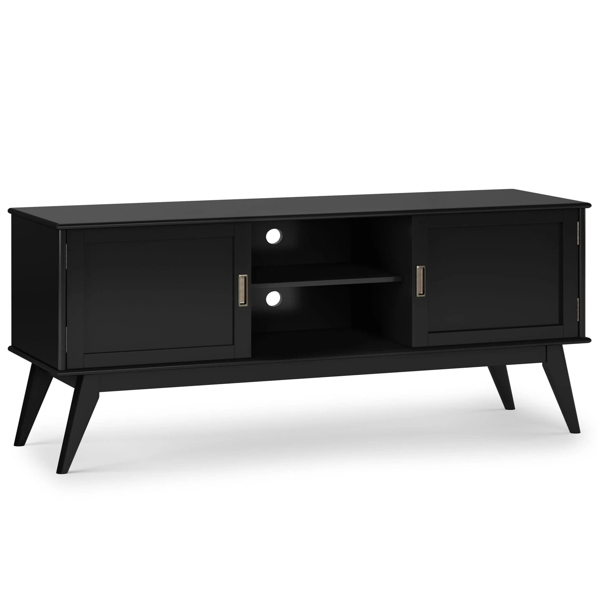Draper - Handcrafted Mid Century Low TV Media Stand - Image 5