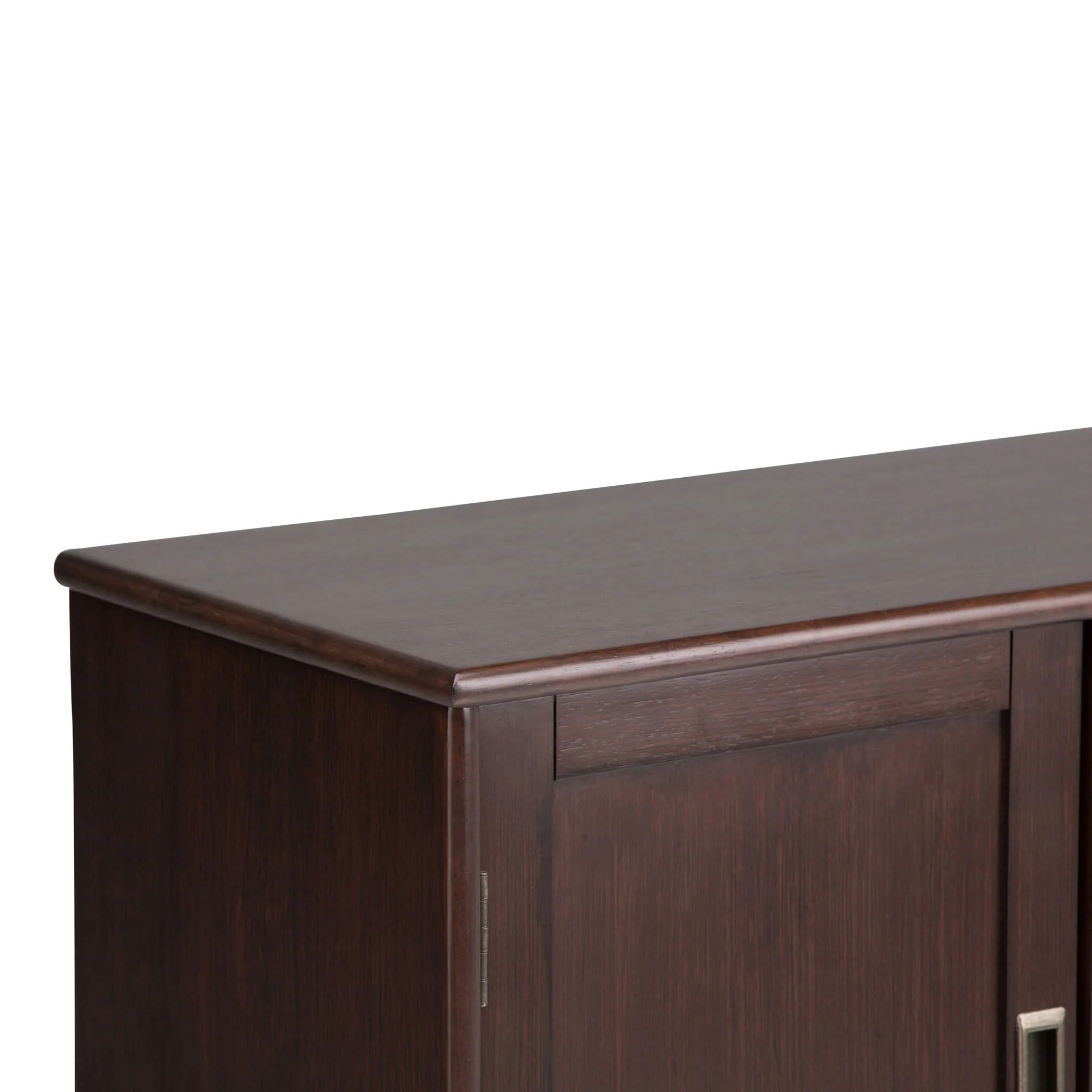 Draper - Low Storage Cabinet - Medium Auburn Brown - Image 4