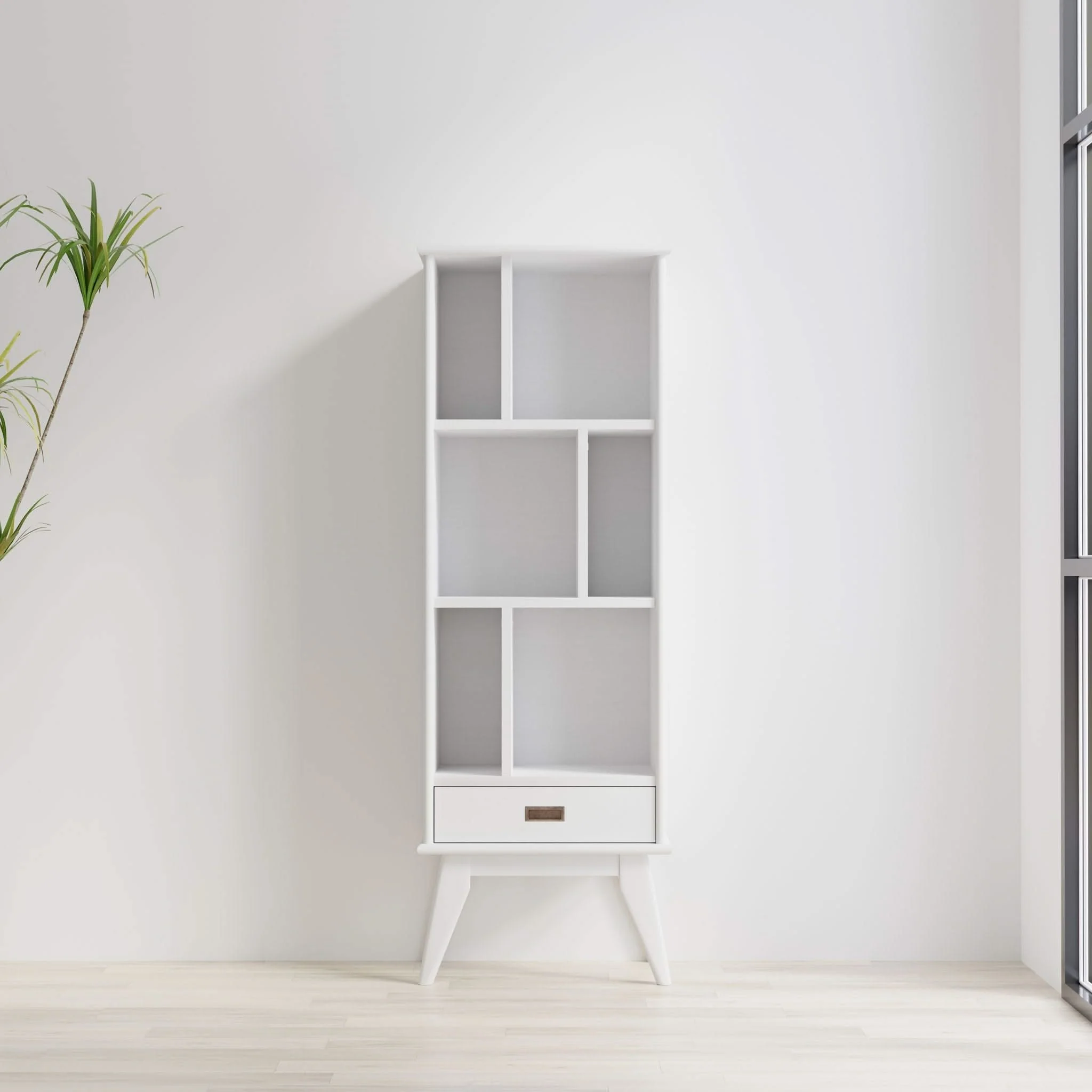 Draper - Mid Century Wide Bookcase And Storage Unit - Image 9