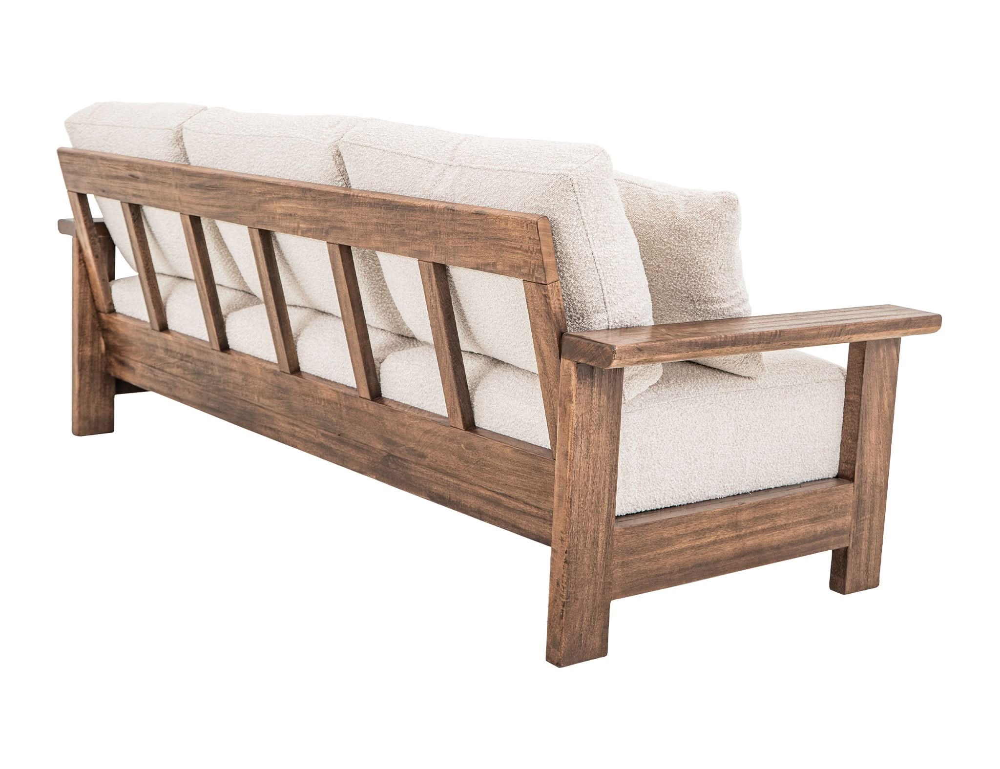 Duna - Sofa - White / Light Brown - Image 3