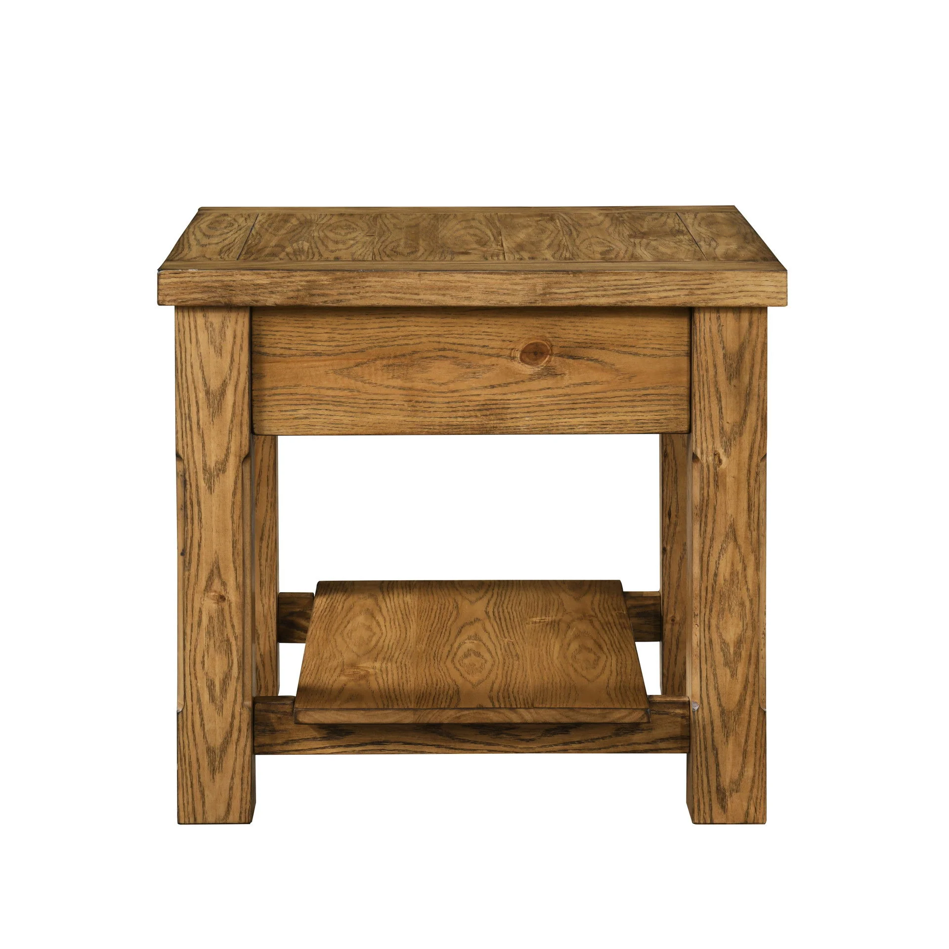 Duncan - 1 Drawer End Table - Walnut - Image 2