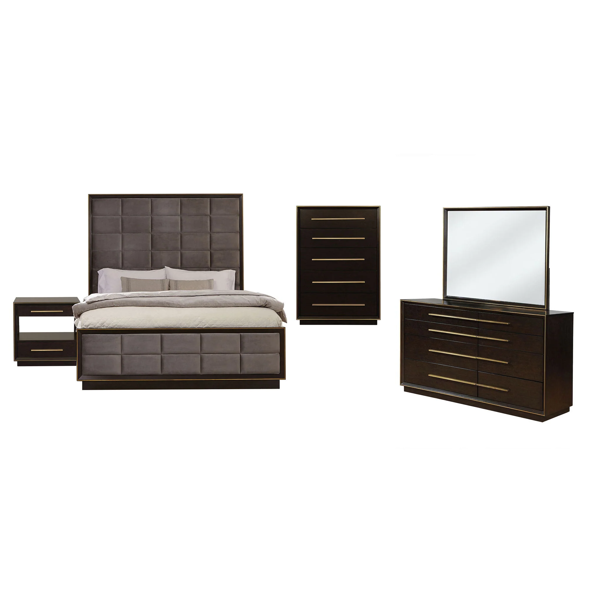 Durango 5-piece California King Bedroom Set Peppercorn - Image 3