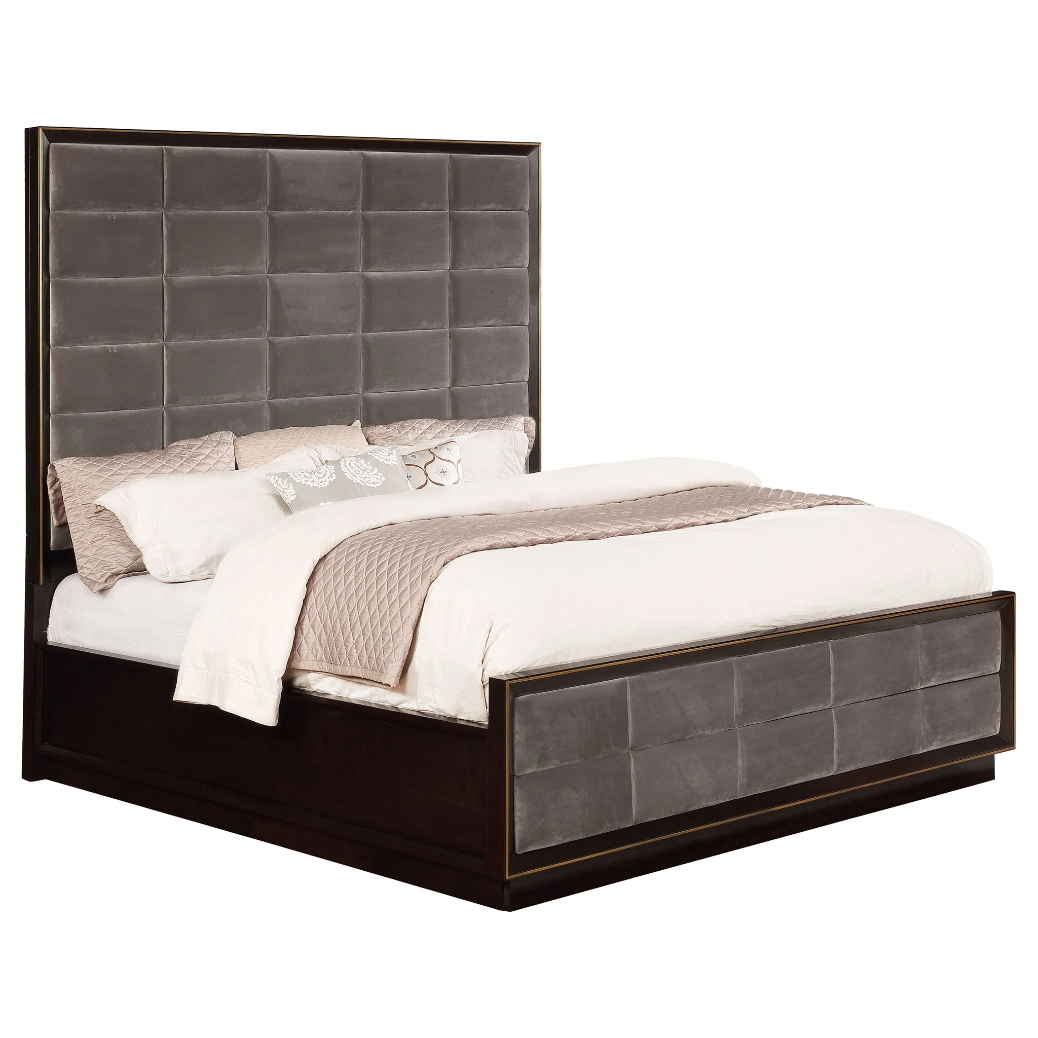 Durango 77-inch Queen Panel Bed Smoked Peppercorn - Image 2