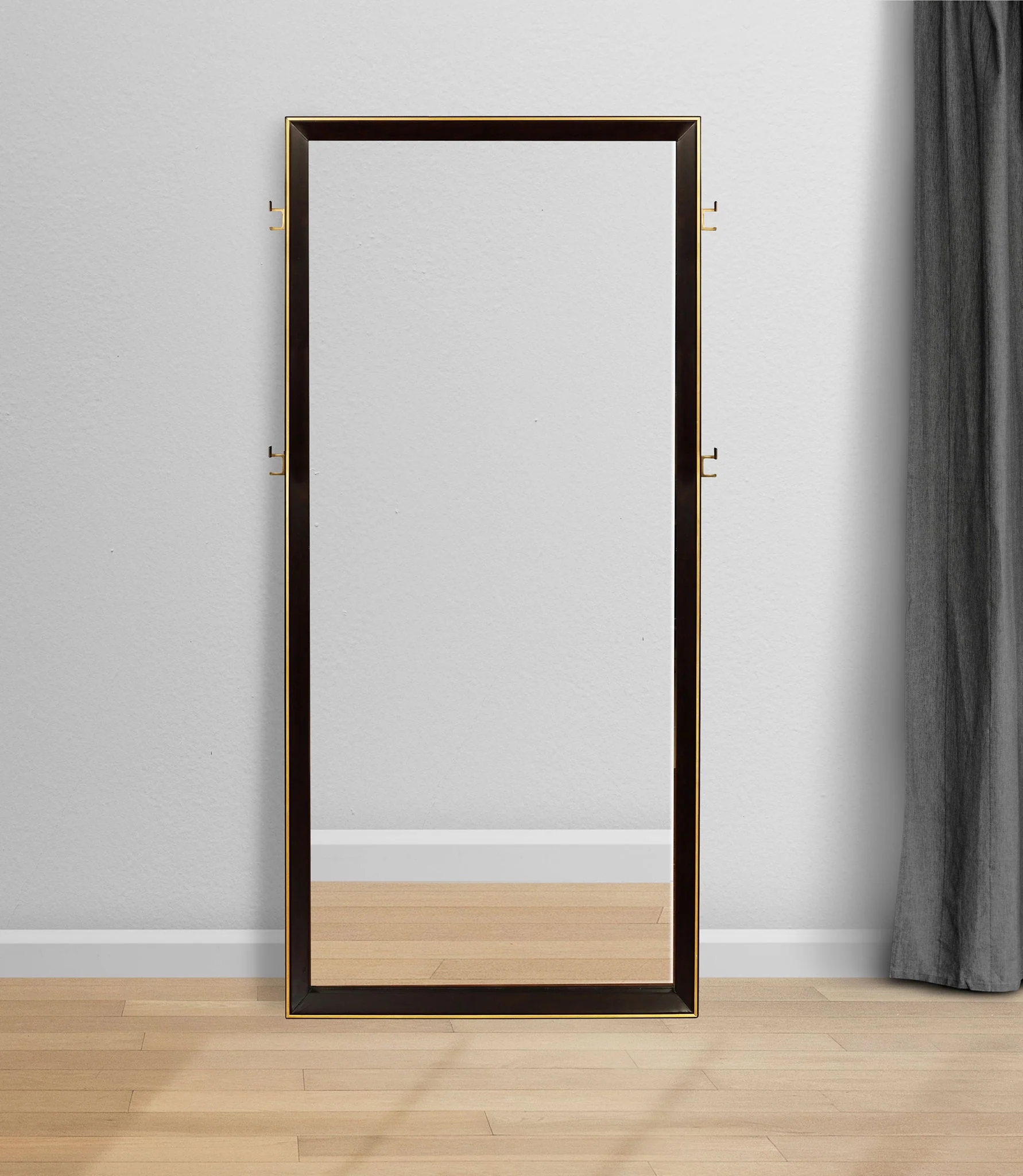 Durango 80-inch Standing Floor Mirror Smoked Peppercorn - Image 3