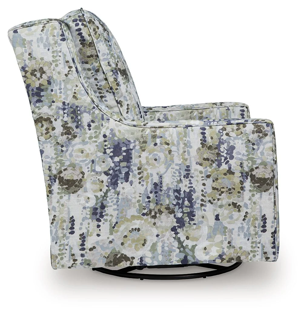 Dustinford - Swivel Glider Accent Chair - Multi - Image 3