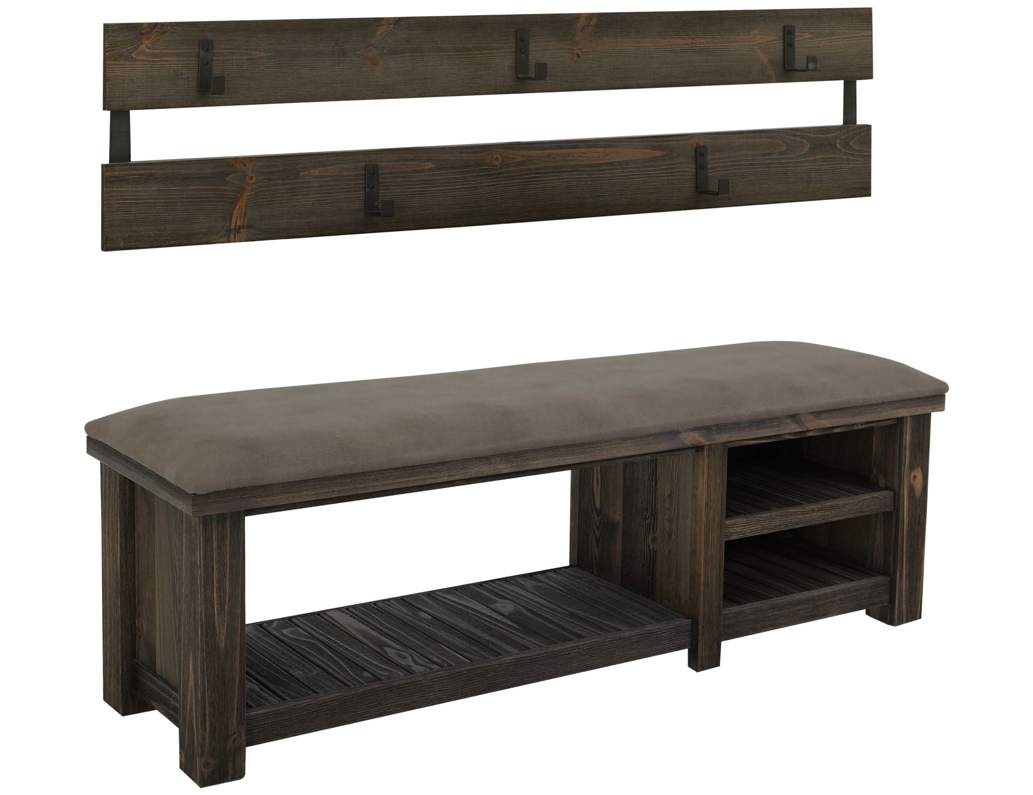 Dutton - Hall Tree - Rookwood Brown - Image 2