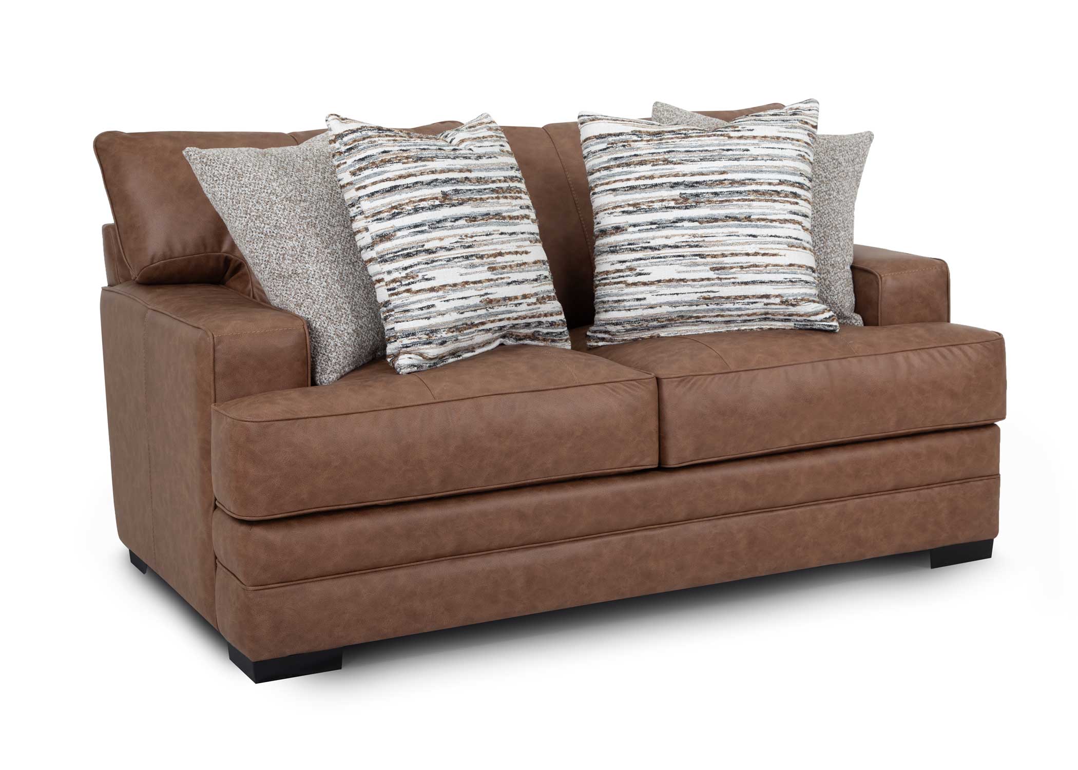 Duvall Saddle Living Room Set with Sofa and Loveseat - Image 5