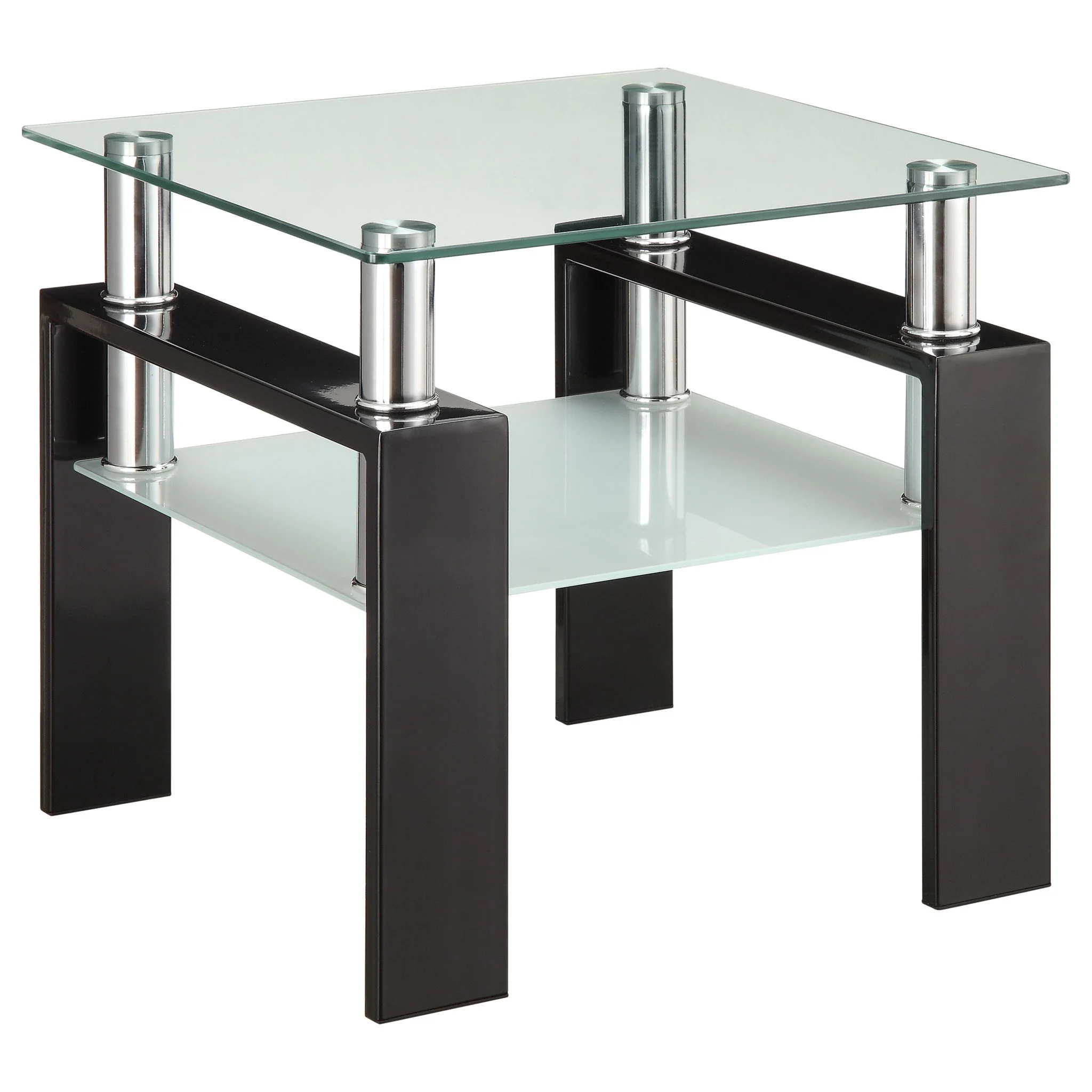 Dyer 3-piece Rectangular Coffee and End Table Set Black - Image 2