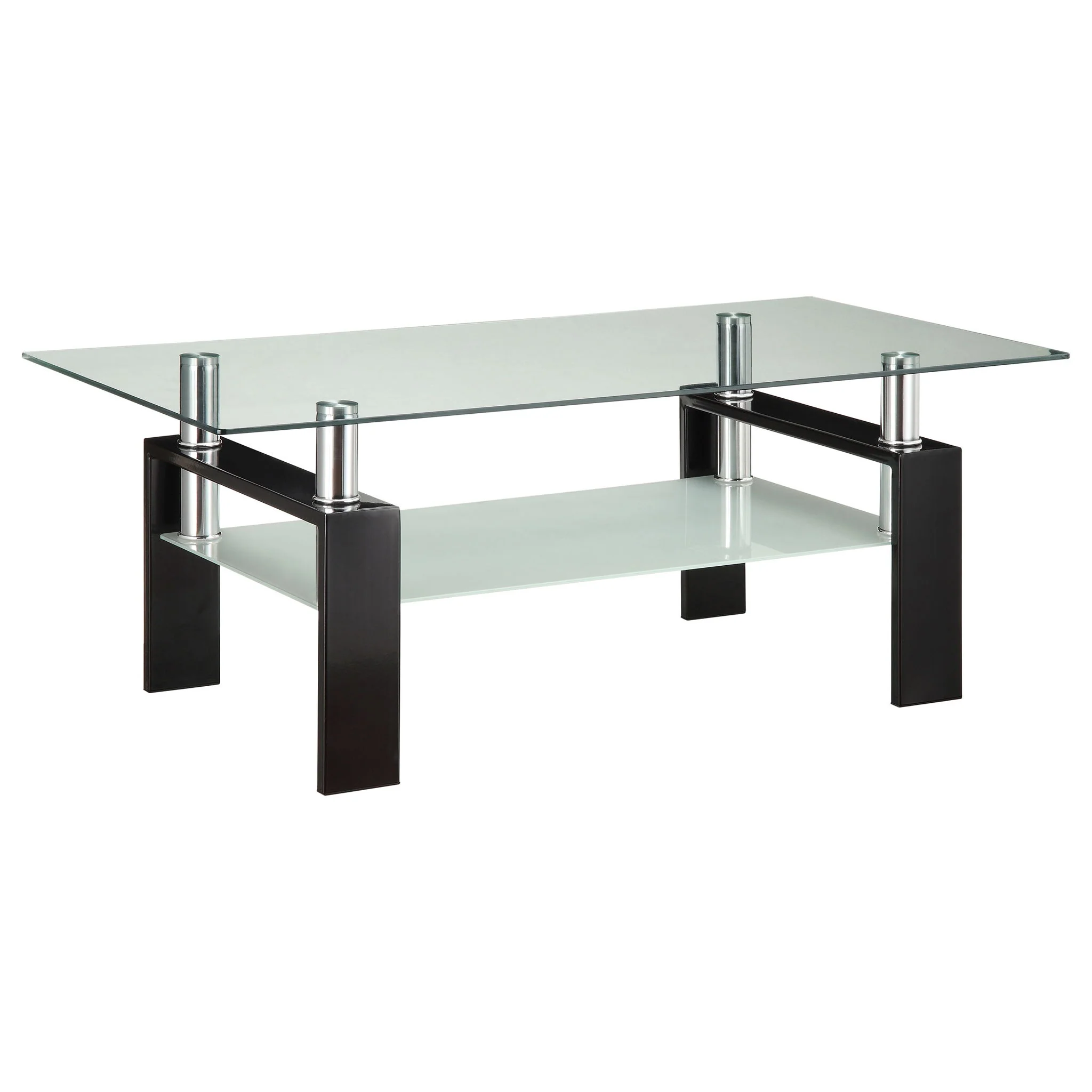 Dyer 3-piece Rectangular Coffee and End Table Set Black - Image 4