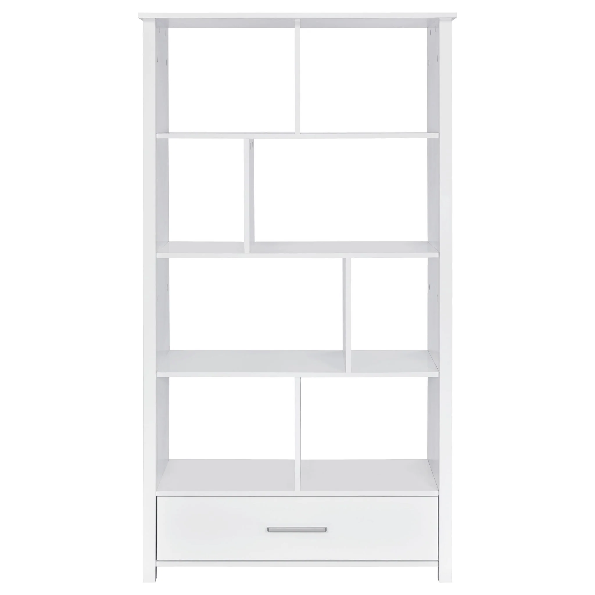Dylan 68-inch 4-shelf Storage Bookshelf White High Gloss - Image 2