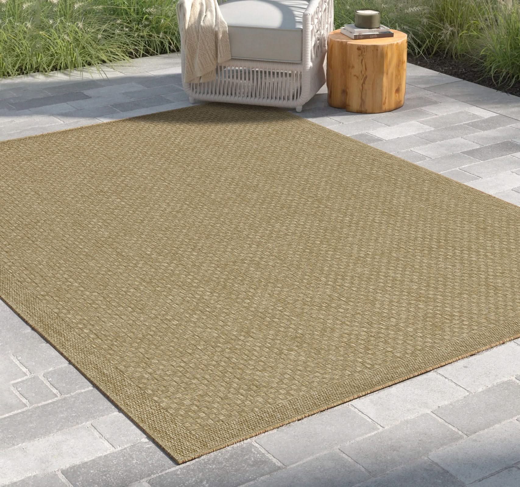 Earth - 2'7" X 7'3" Indoor, Outdoor Area Rug - Jute, Jute - Image 4