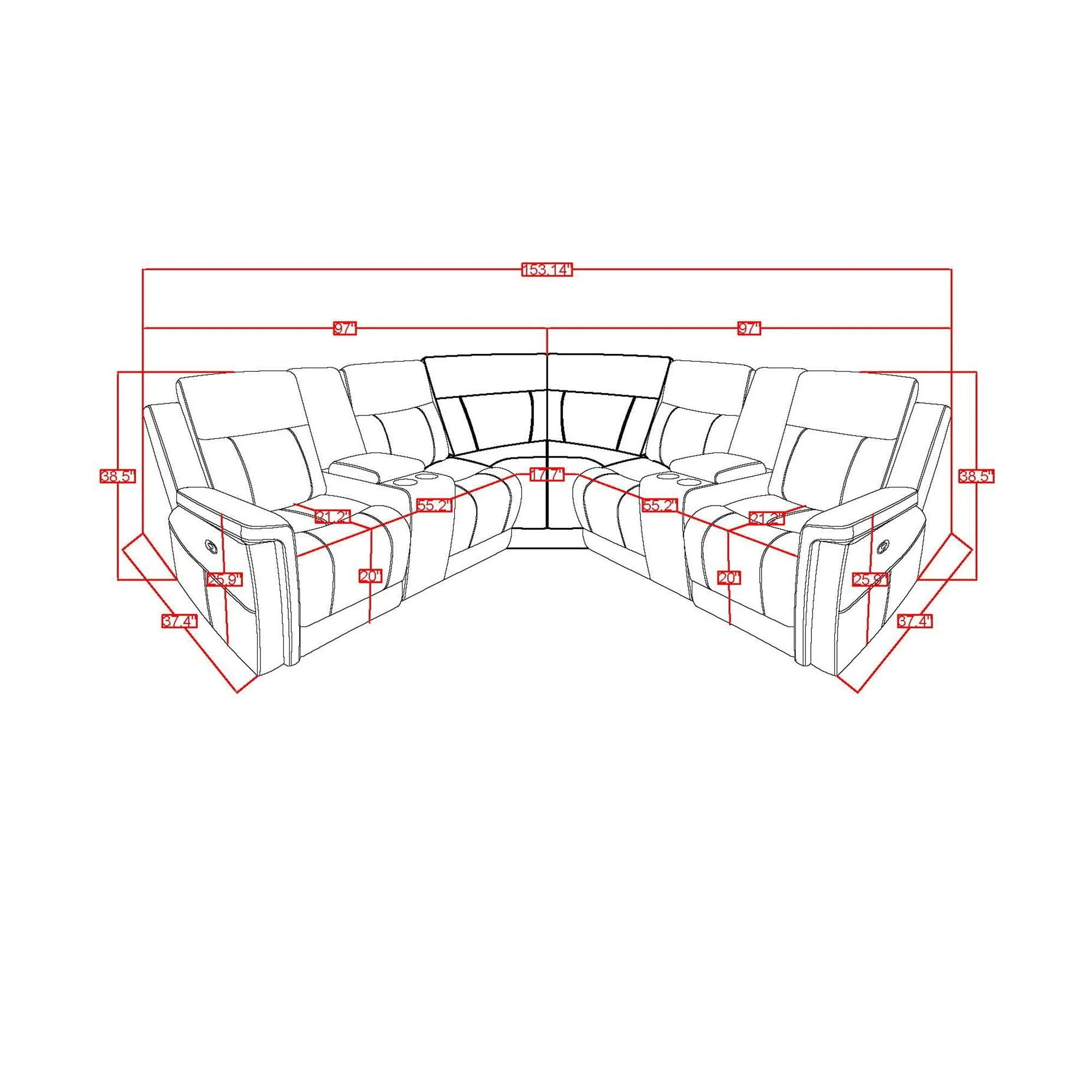 Eco - Sectional - Greige - Image 4