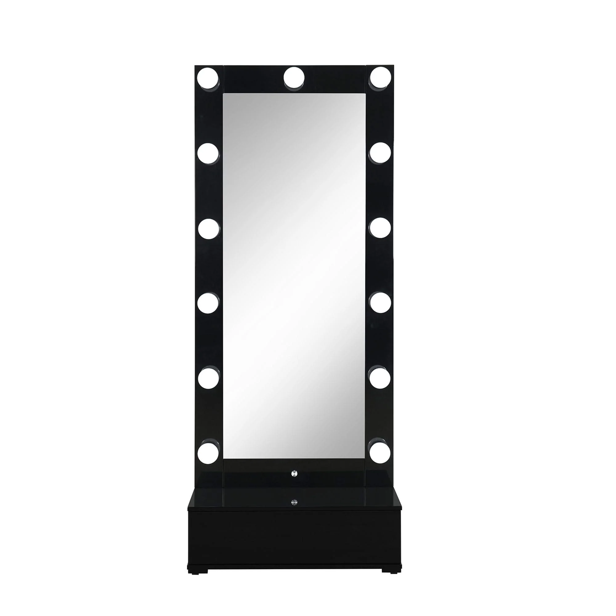 Elisa - Narrow Tall Mirror With Speaker And Drawer - Image 2