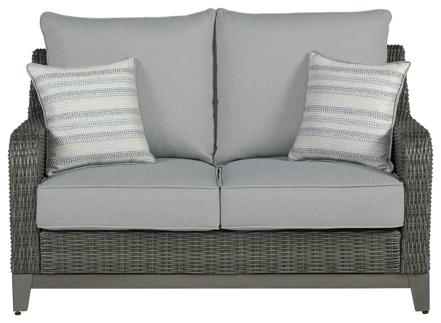 Elite Park - Loveseat w/Cushion - Gray - Image 2